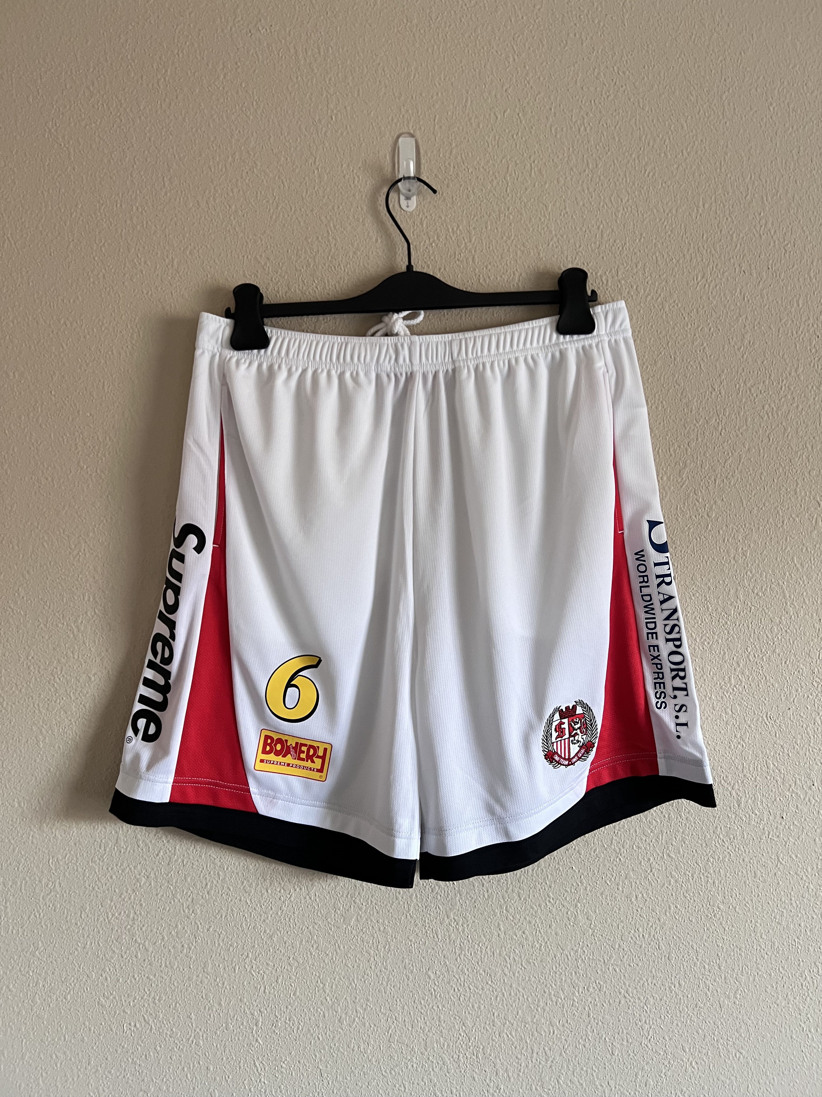 Pre-owned Supreme Soccer Shorts In White