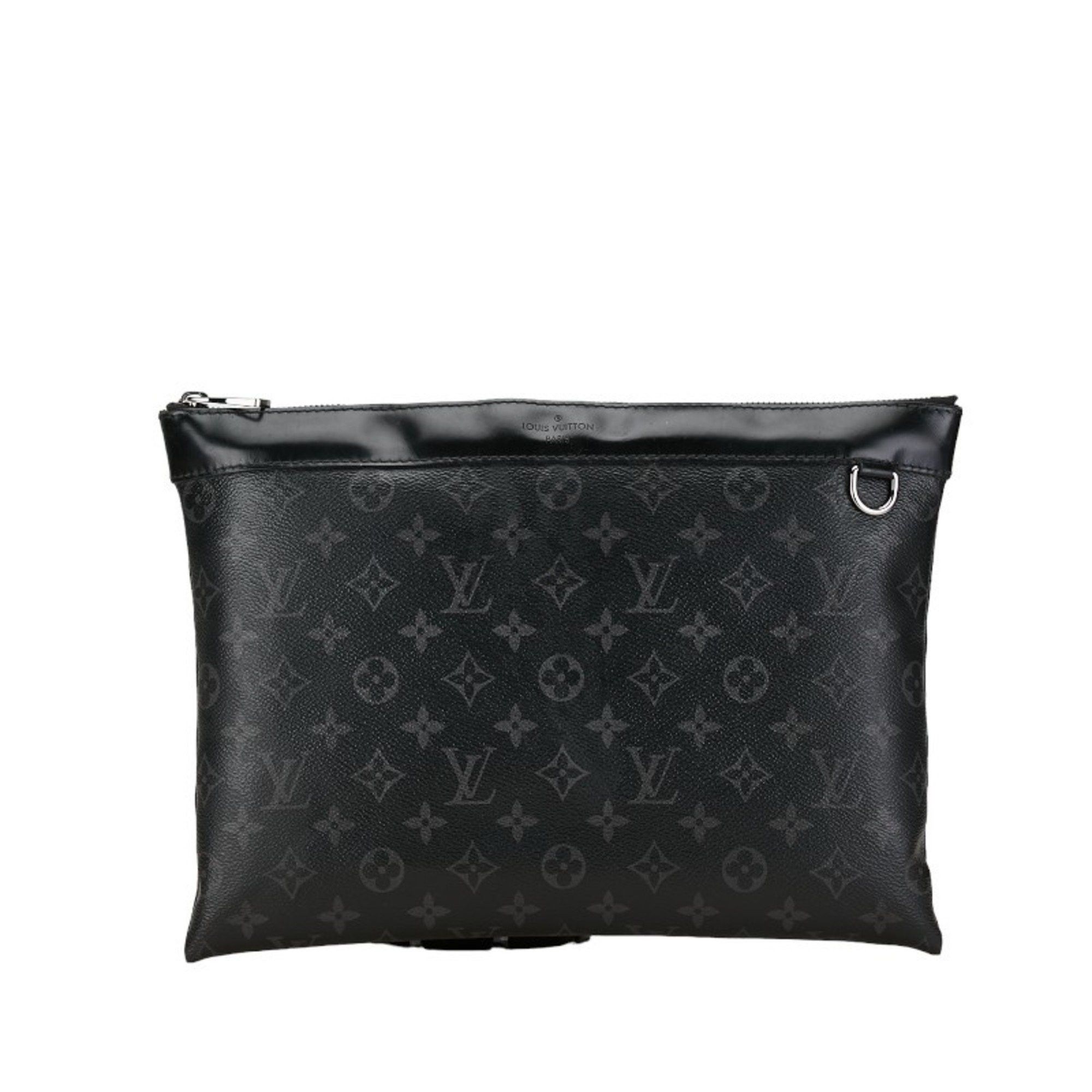 Louis Vuitton Monogram Eclipse Pochette Discovery Clutch Bag