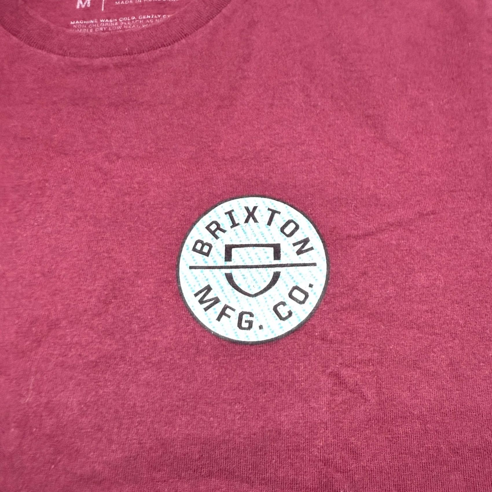 Brixton Brixton T-Shirt Shirt Red Brixton Mens Size M Short Sleeve Logo Vintage No Size US M / EU 48-50 / 2 - 8 Thumbnail