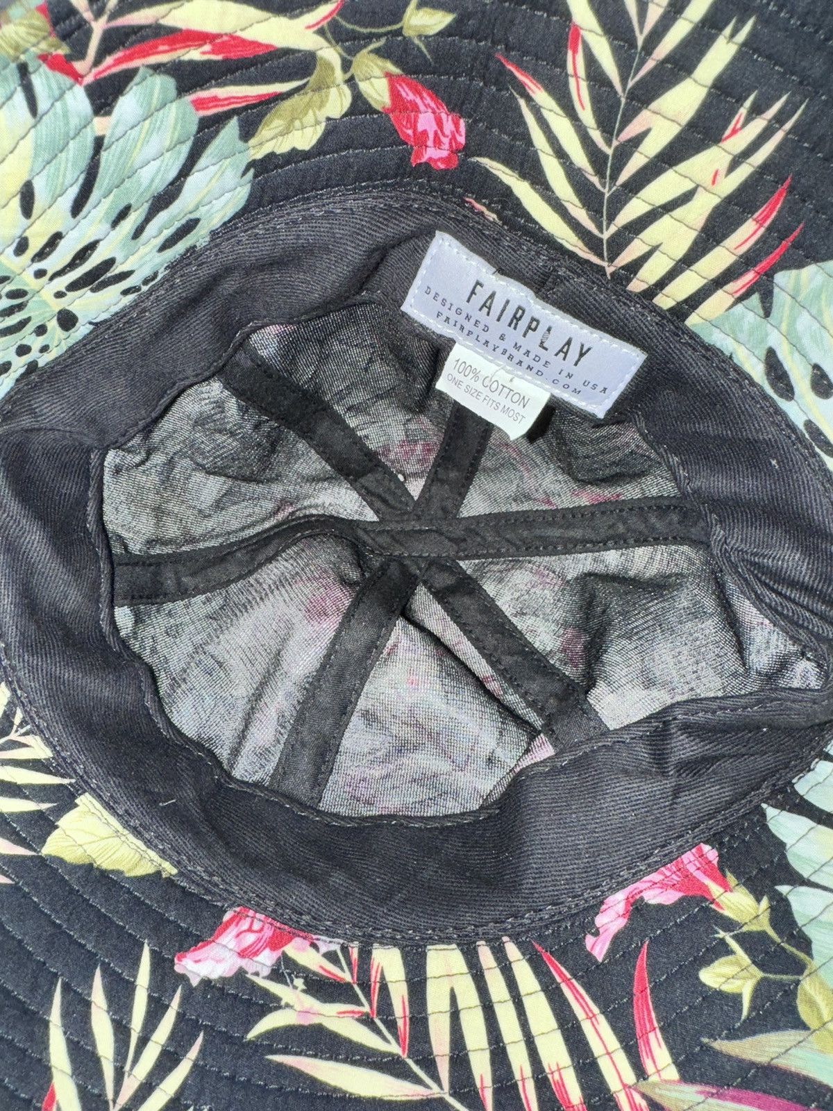 Fairplay × Vintage FAIRPLAY Floral Bucket Hat Size ONE SIZE - 8 Thumbnail