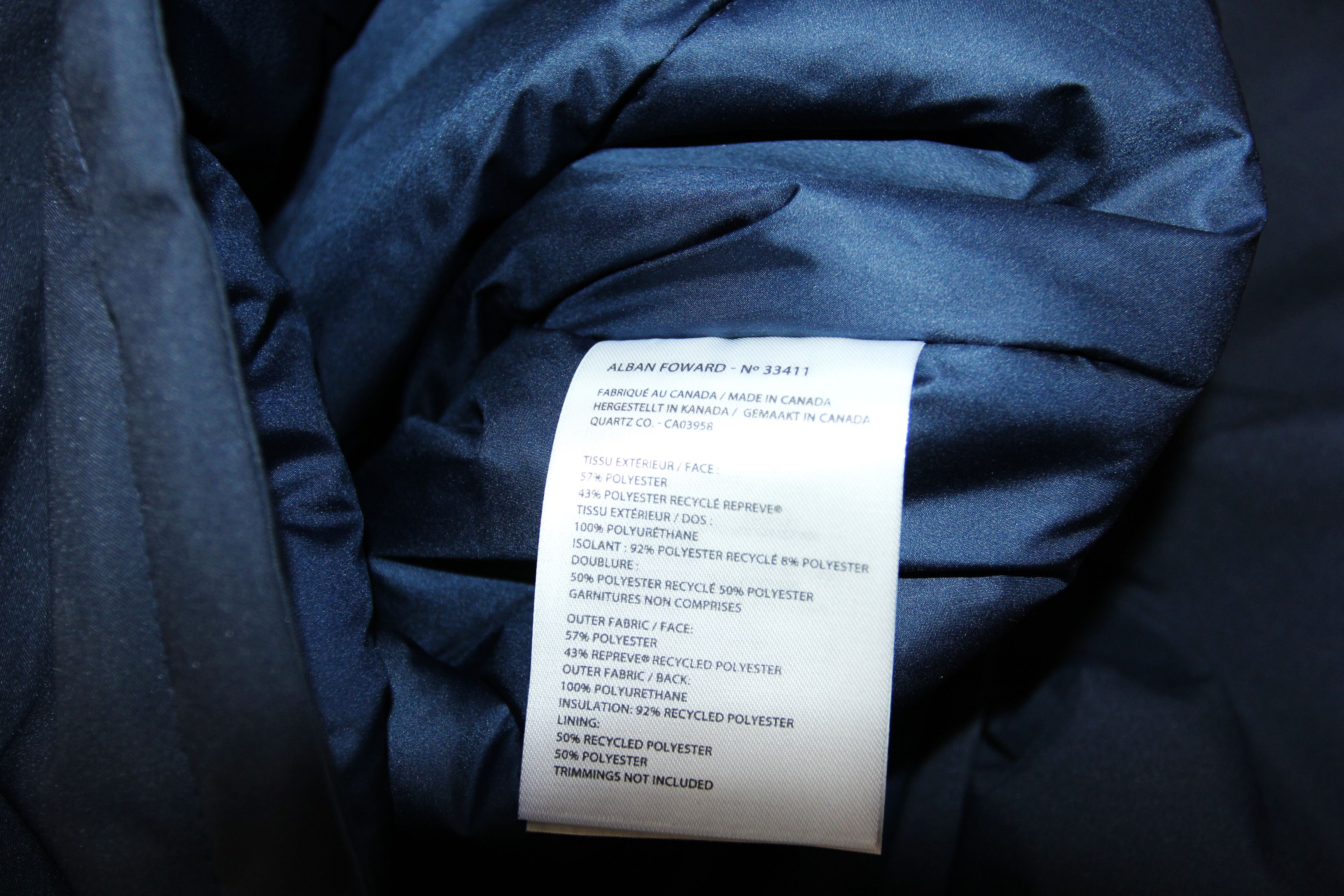 Other BNWT AW23 QUARTZ.CO ALBAN FORWARD INSULATED COAT NAVY S Size US S / EU 44-46 / 1 - 12 Thumbnail