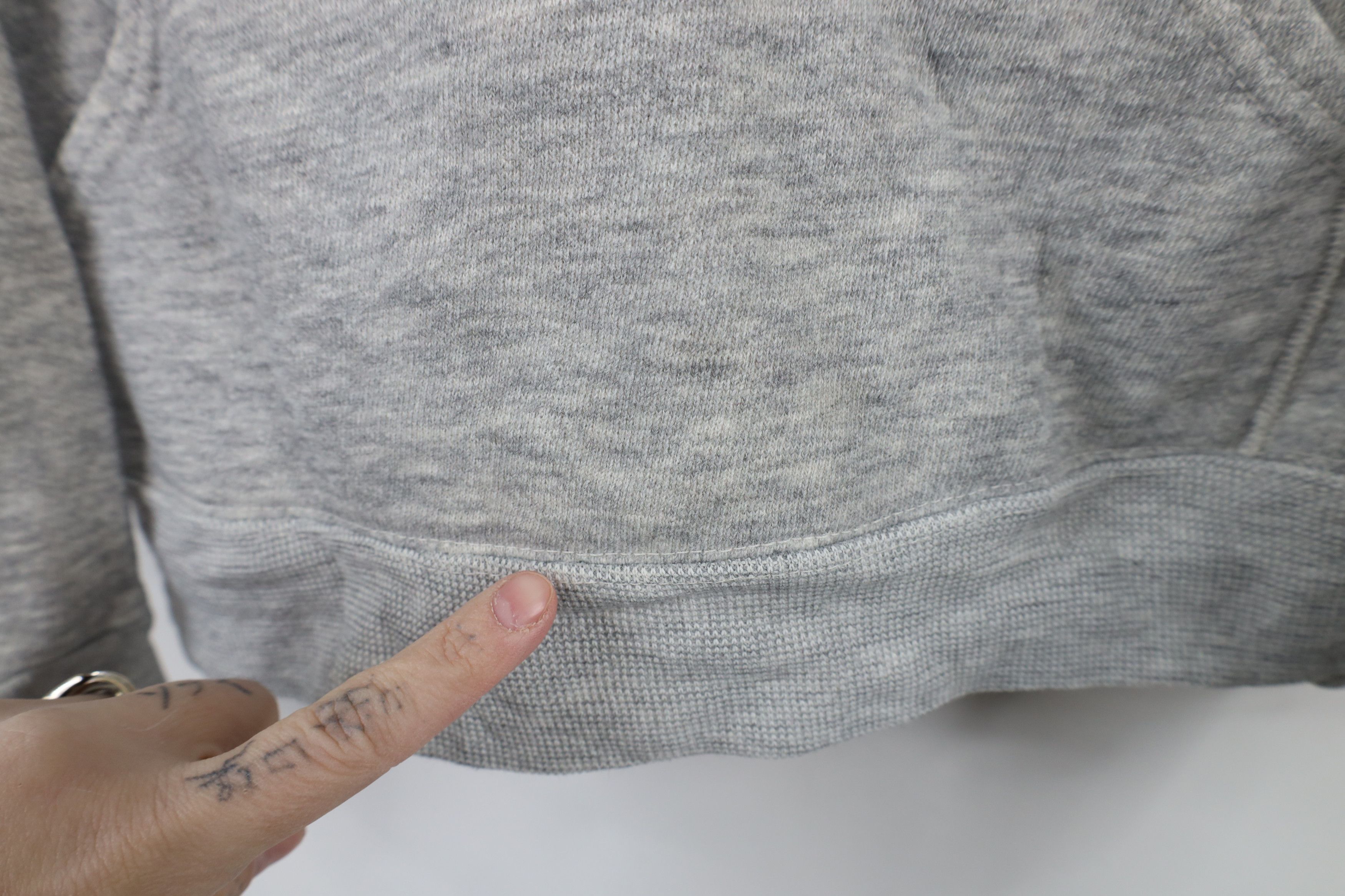 Vintage Vintage 70s 80s Streetwear Triblend Hoodie Sweatshirt Gray Size US S / EU 44-46 / 1 - 6 Thumbnail