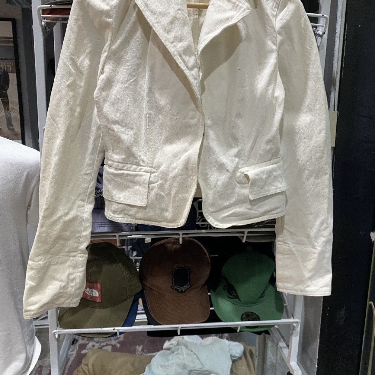 Gucci Archival Gucci White Cotton Denim Cropped Jacket IT 42 (M) Size M / US 6-8 / IT 42-44 - 5 Thumbnail