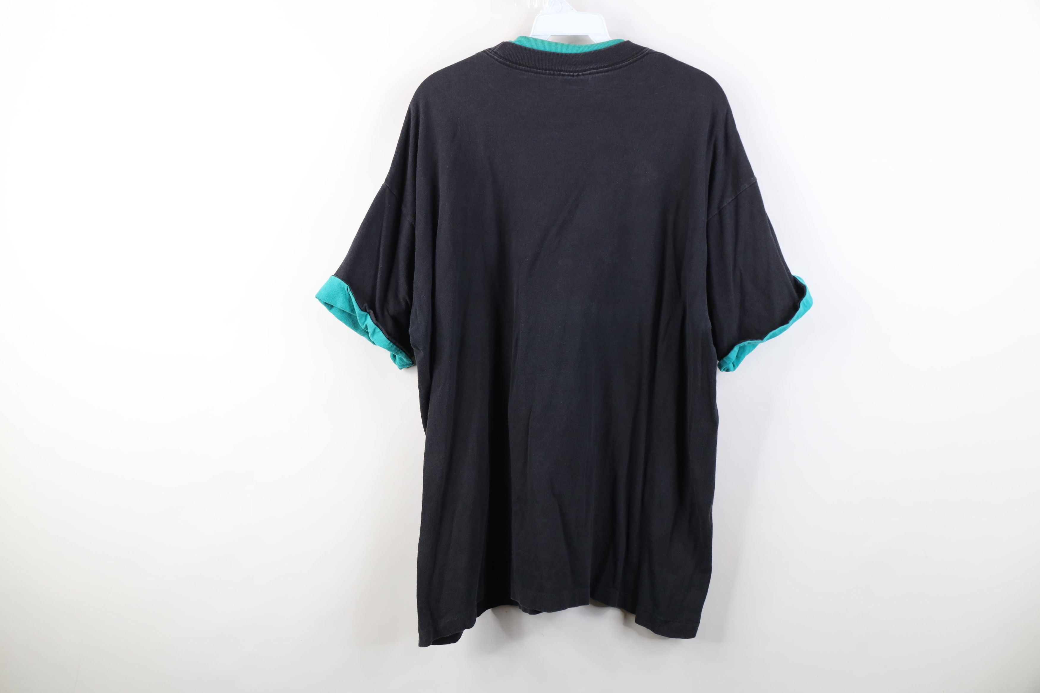 Vintage Vintage 90s Layered Black River Watertown New York T-Shirt Size US XL / EU 56 / 4 - 15 Thumbnail