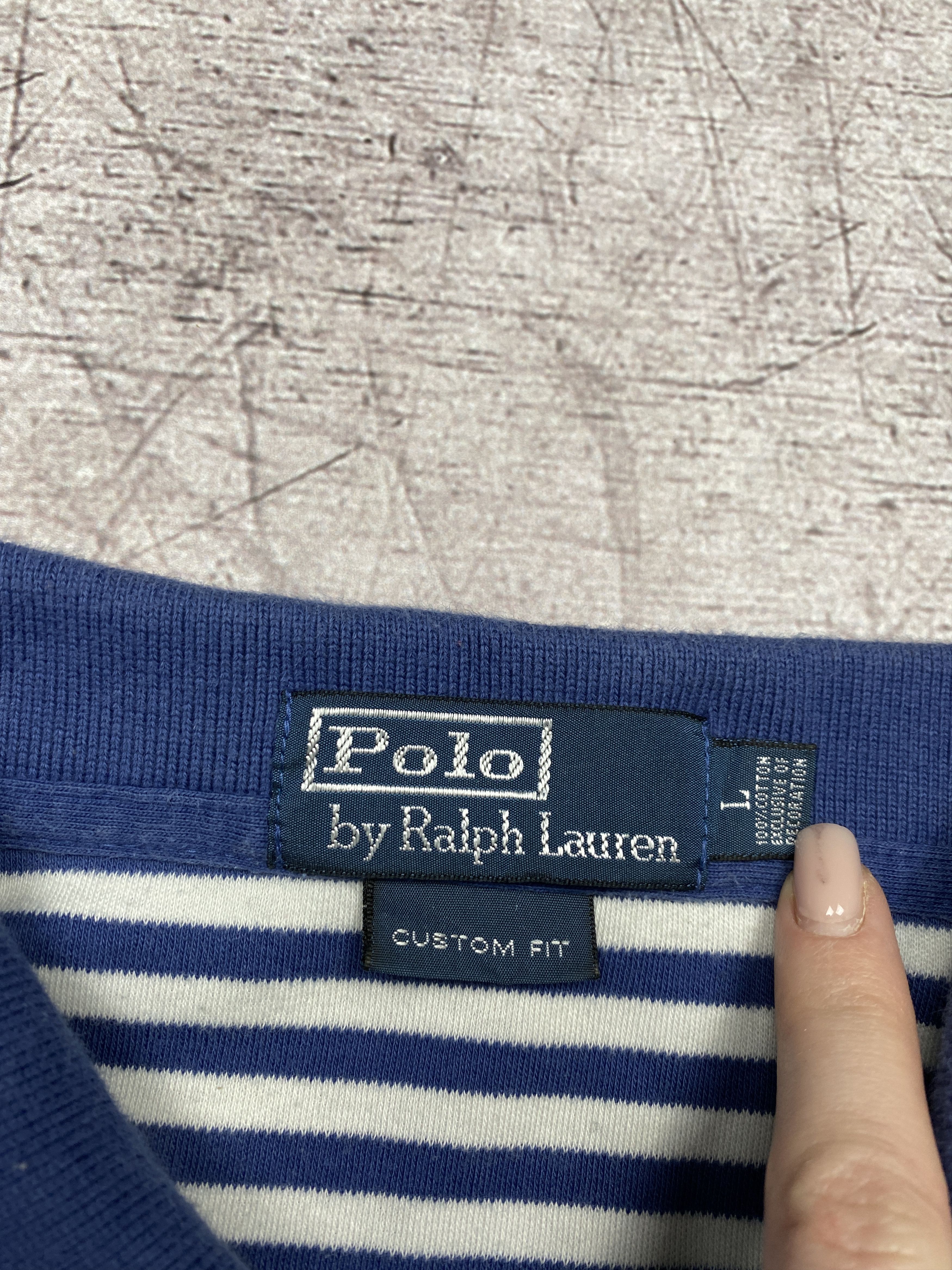 Polo Ralph Lauren × Ralph Lauren Polo Ralph Lauren Vintage Polo Shirt Size US L / EU 52-54 / 3 - 4 Thumbnail