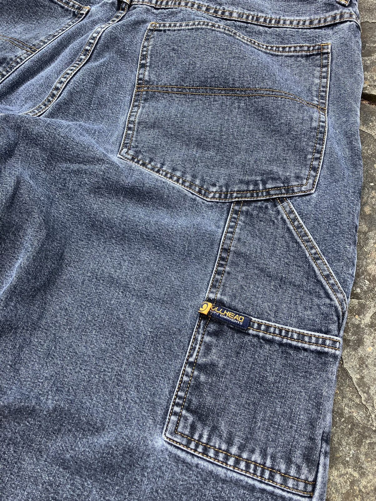 Bullhead Denim Co. Vintage Y2K Bullhead Denim Wide Leg Carpenter Jeans Size US 38 / EU 54 - 8 Thumbnail