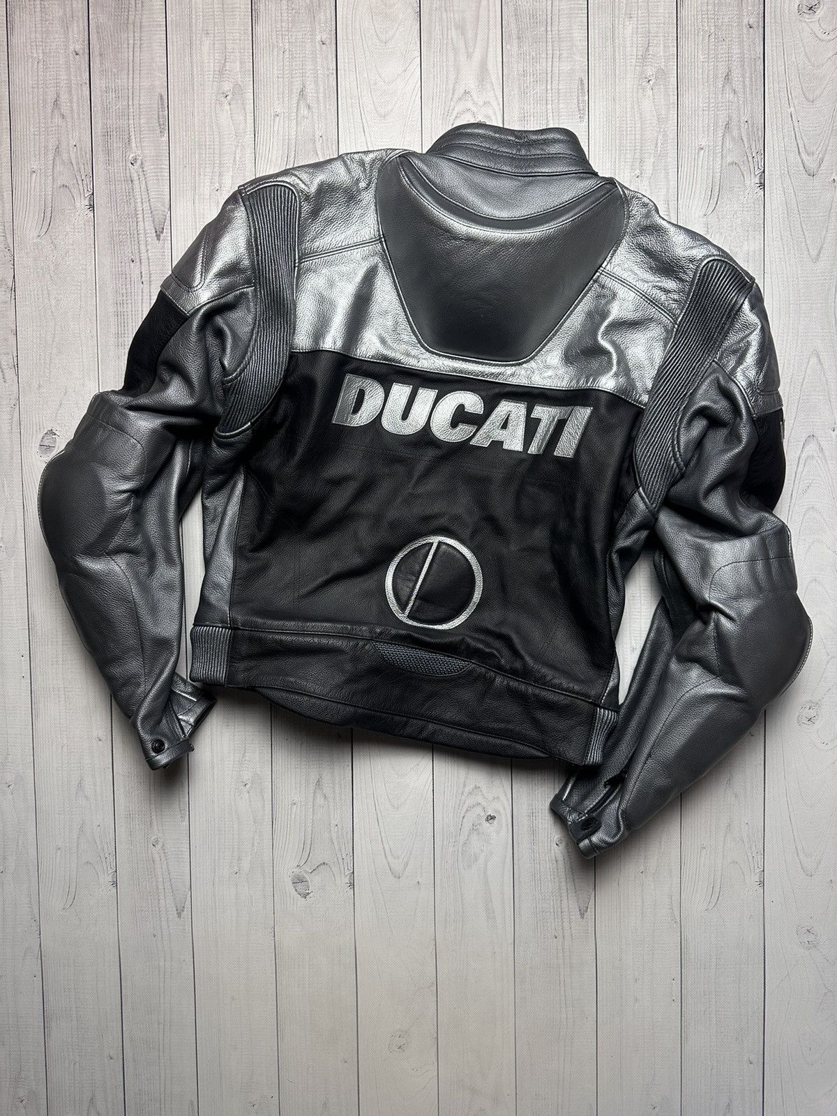 Ducati Vintage Dainesse X Ducati Moto tracksuit jacket leather L Size US 34 / EU 50 - 2 Thumbnail