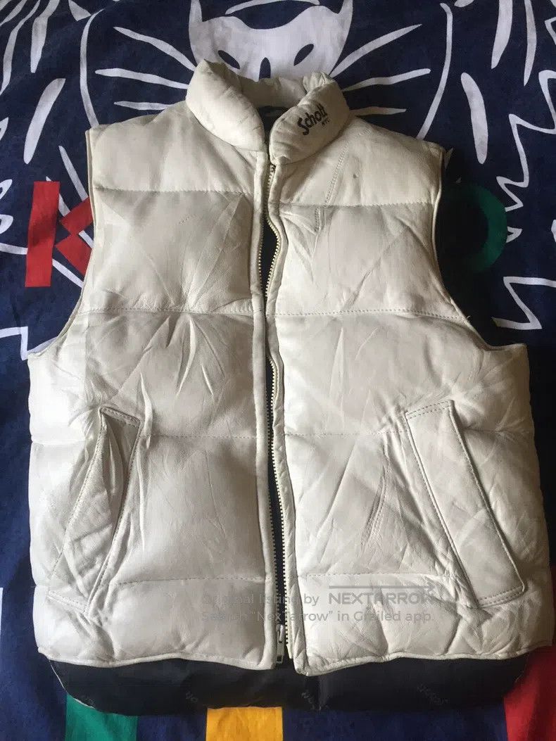 Schott Schott Sheepskin goose down vest Size US XS / EU 42 / 0 - 1 Thumbnail