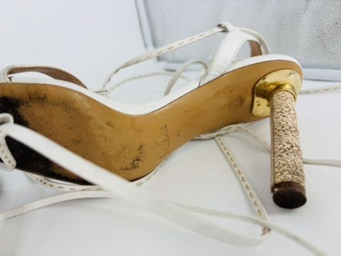 Jacquemus Jacquemus White Leather Sandals – US 9 Size US 9 / IT 39 - 7 Thumbnail