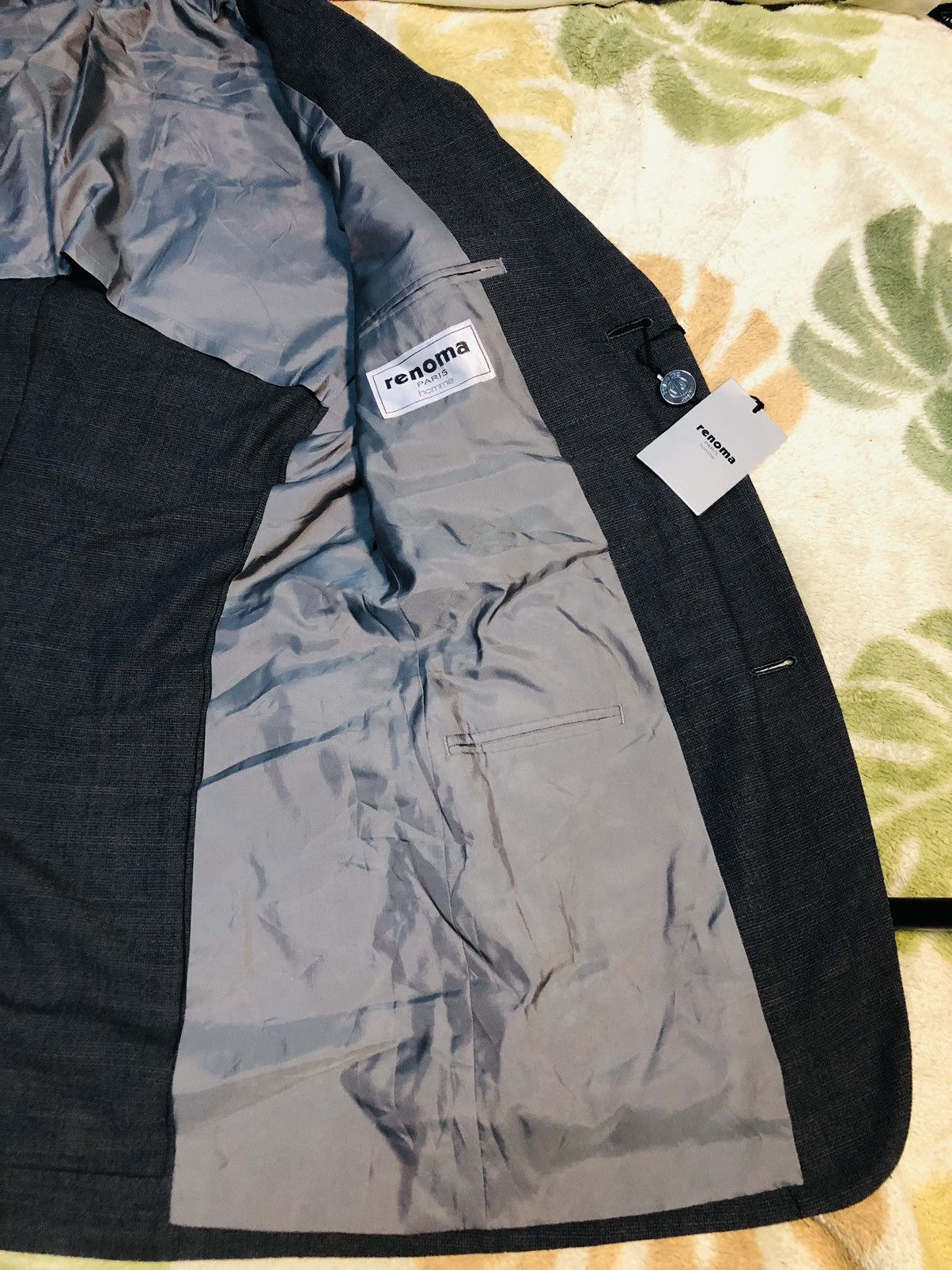 Renoma × Vintage Renoma Paris Homme Coats Blazer Jacket (28) Size US M / EU 48-50 / 2 - 8 Thumbnail