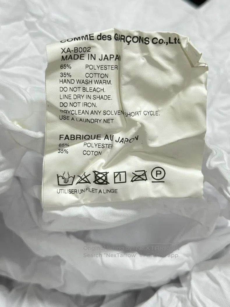 Junya Watanabe Junya Watanabe White Pleated Origami Texture Point Collar Size S / US 4 / IT 40 - 9 Thumbnail