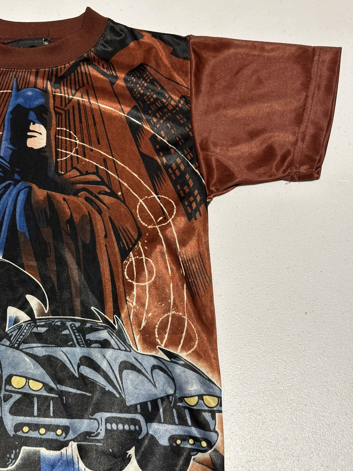 Warner Bros Vintage y2k Warner bros Batman AOP Youth T-shirt Size US S / EU 44-46 / 1 - 3 Thumbnail