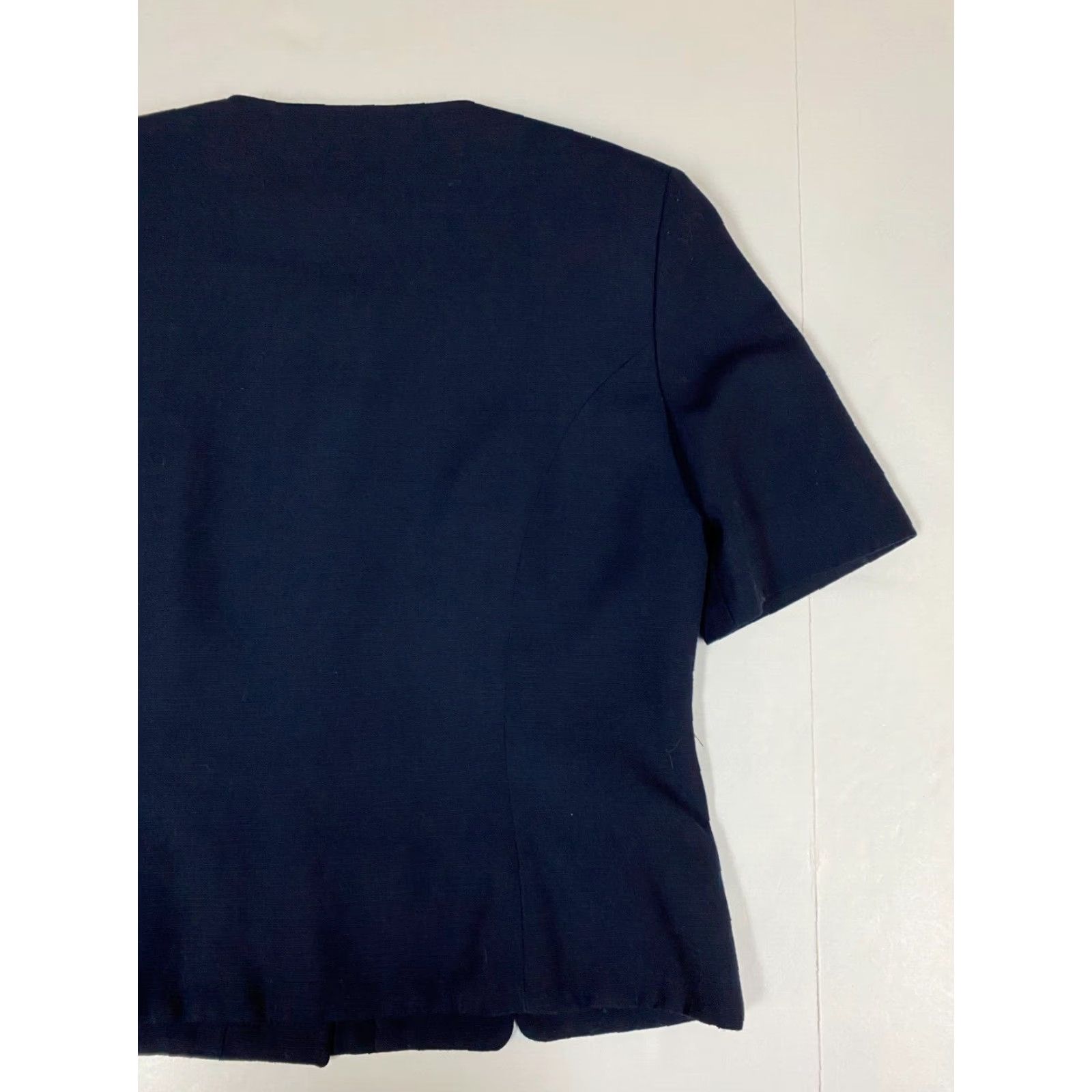 Pendleton Pendleton Jacket Blazer Womens 8 Blue Short Sleeve Polyester Lightweight Regular Fall Winter Blazer Womens Size 30" / US 8 / IT 44 - 7 Thumbnail