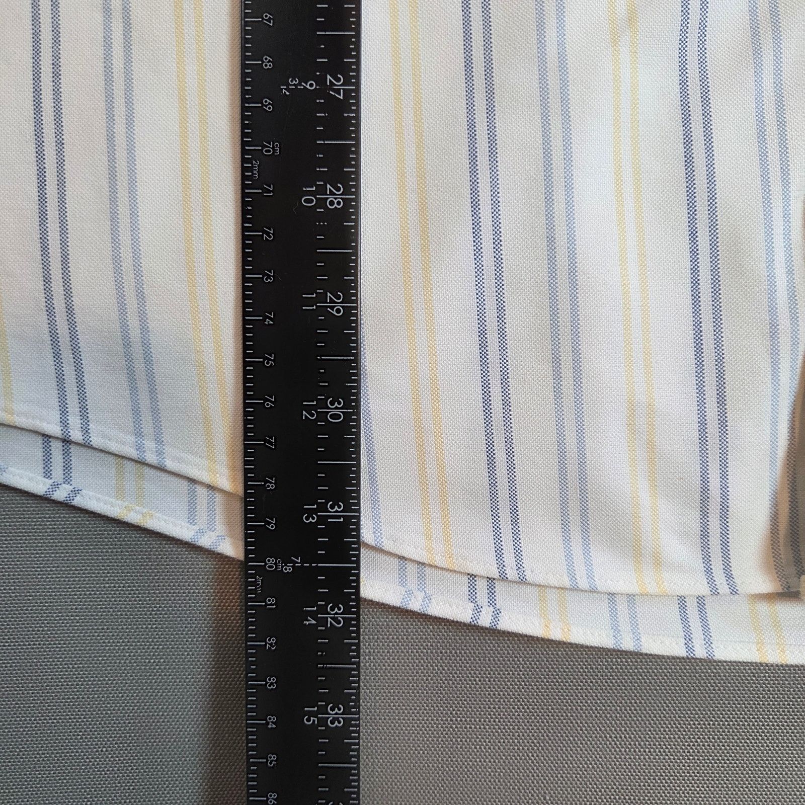L.L. Bean LL Bean Wrinkle Free Striped Short Sleeve Shirt 16.5 Size US L / EU 52-54 / 3 - 7 Thumbnail
