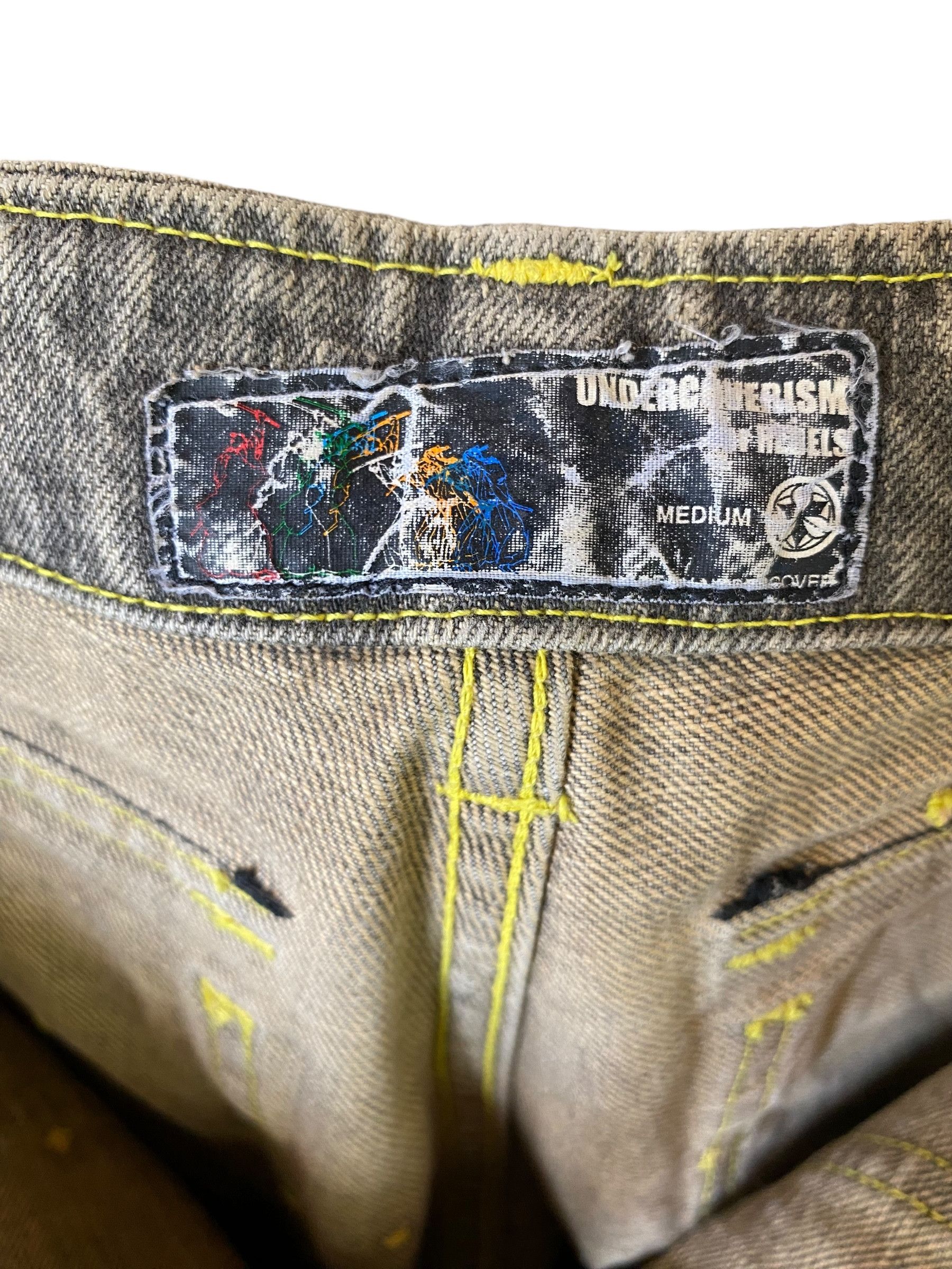 Designer × Jun Takahashi × Undercover SS02 Undercover Illusion of Haze embroidered denim pant Size US 31 - 11 Thumbnail