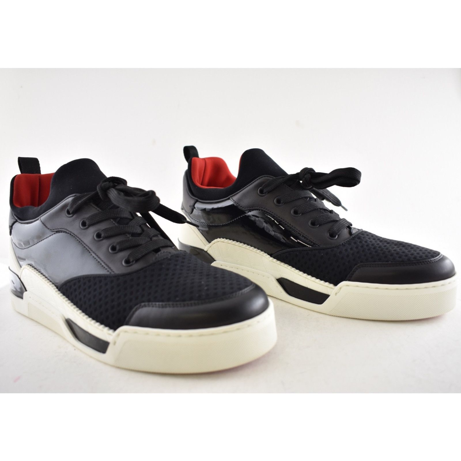 Christian Louboutin Christian Louboutin Aurelien Flat Black White Sneaker 44 11 Size US 11 / EU 44 - 3 Thumbnail