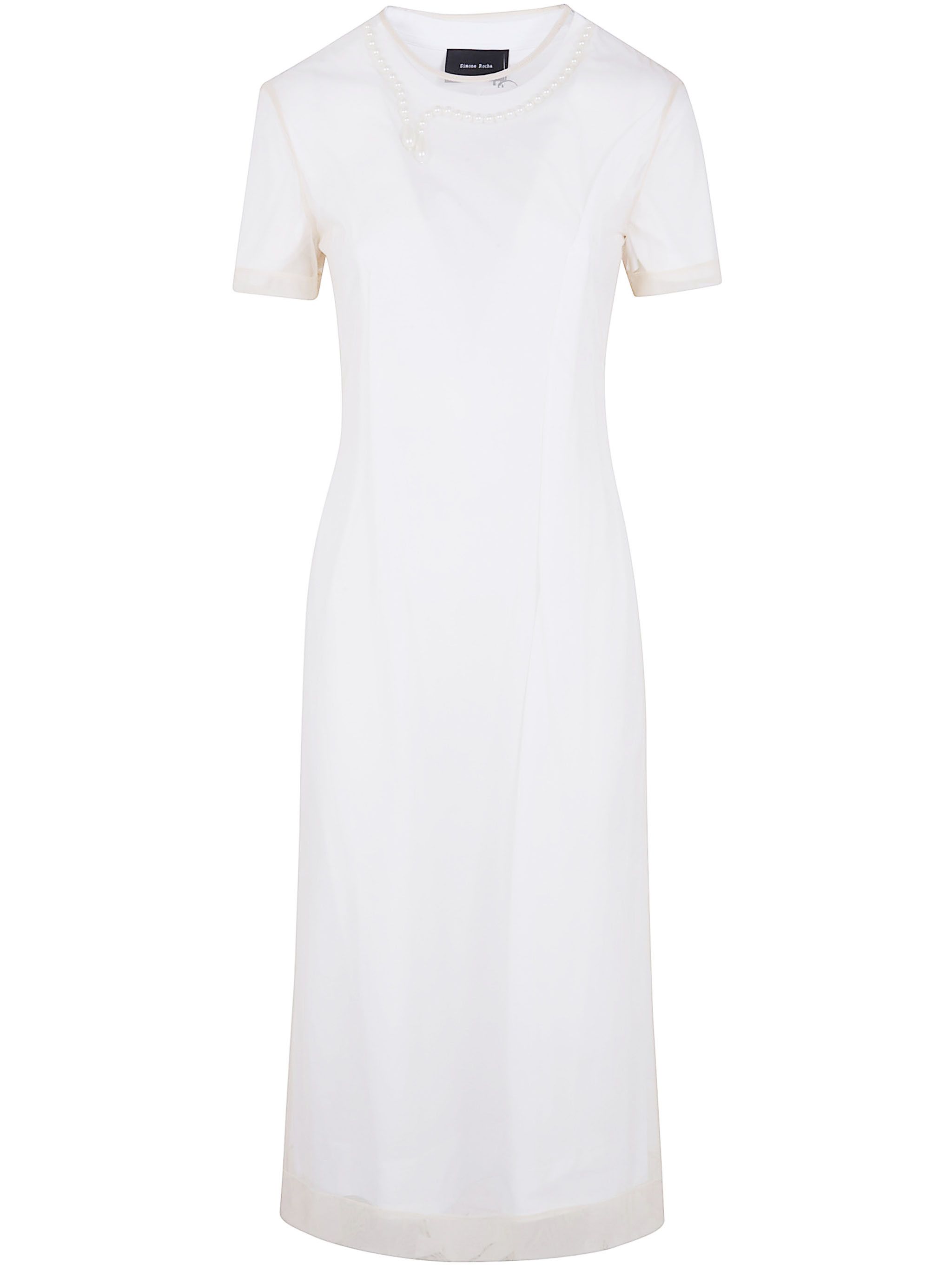 Simone Rocha "LAYERED LIQUID" DRESS WITH EMBROIDERED Size M / US 6-8 / IT 42-44 - 1 Thumbnail
