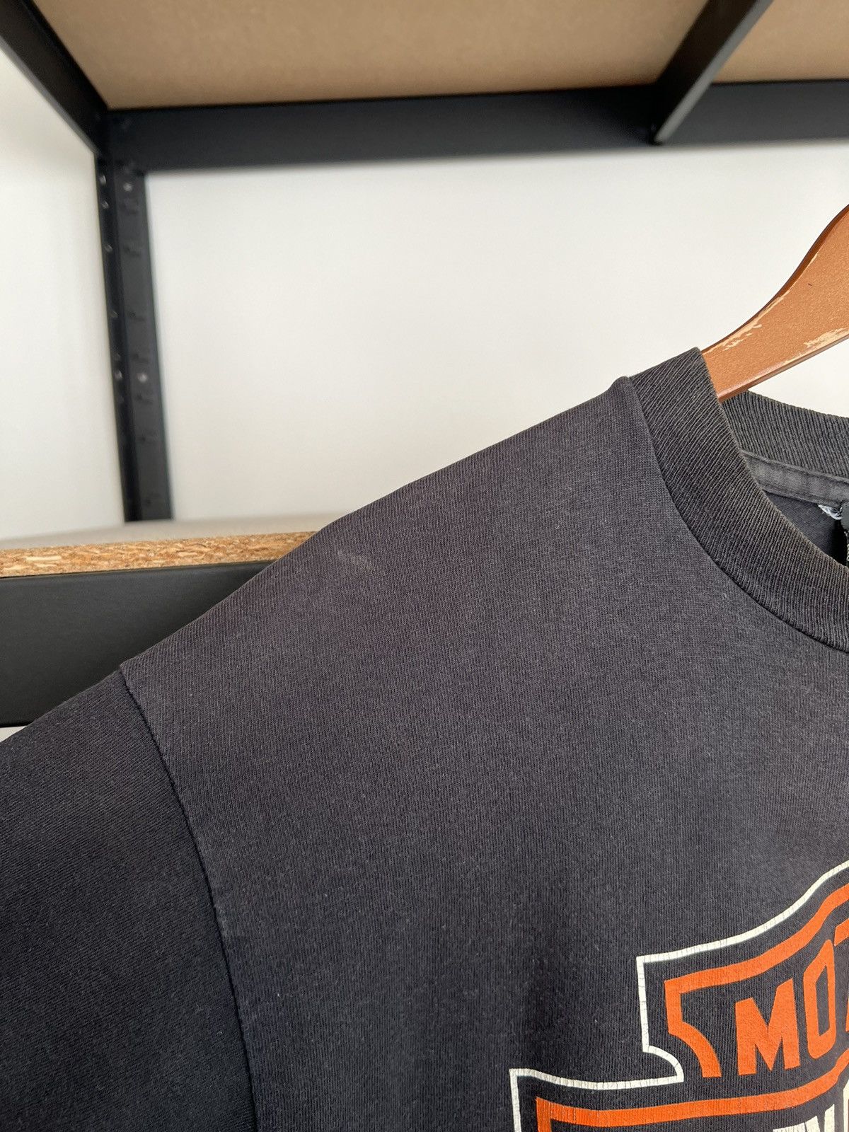 Harley Davidson Vintage 90s Harley Davidson Flame Fire Eagle Long Sleeve Size US M / EU 48-50 / 2 - 14 Thumbnail