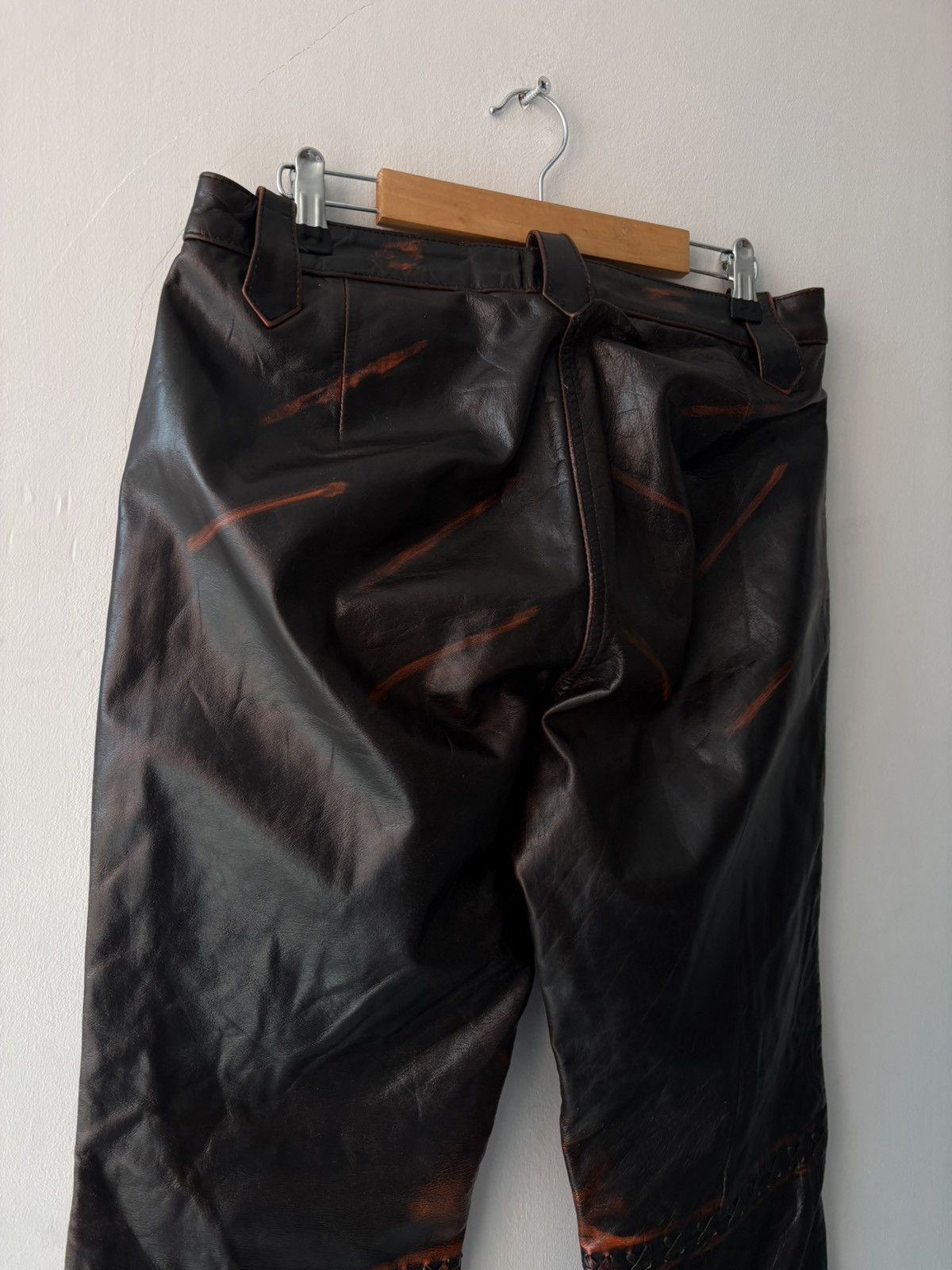 Vintage Vintage leather trousers Size 27" / US 4 / IT 40 - 18 Thumbnail