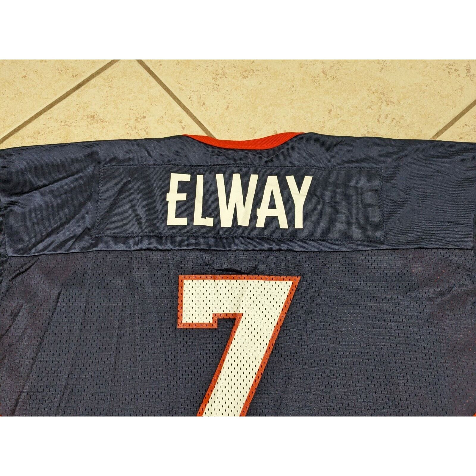 Champion Vtg Denver Broncos Jersey XL 48 Blue Champion Elway #7 NFL Size US XL / EU 56 / 4 - 13 Thumbnail
