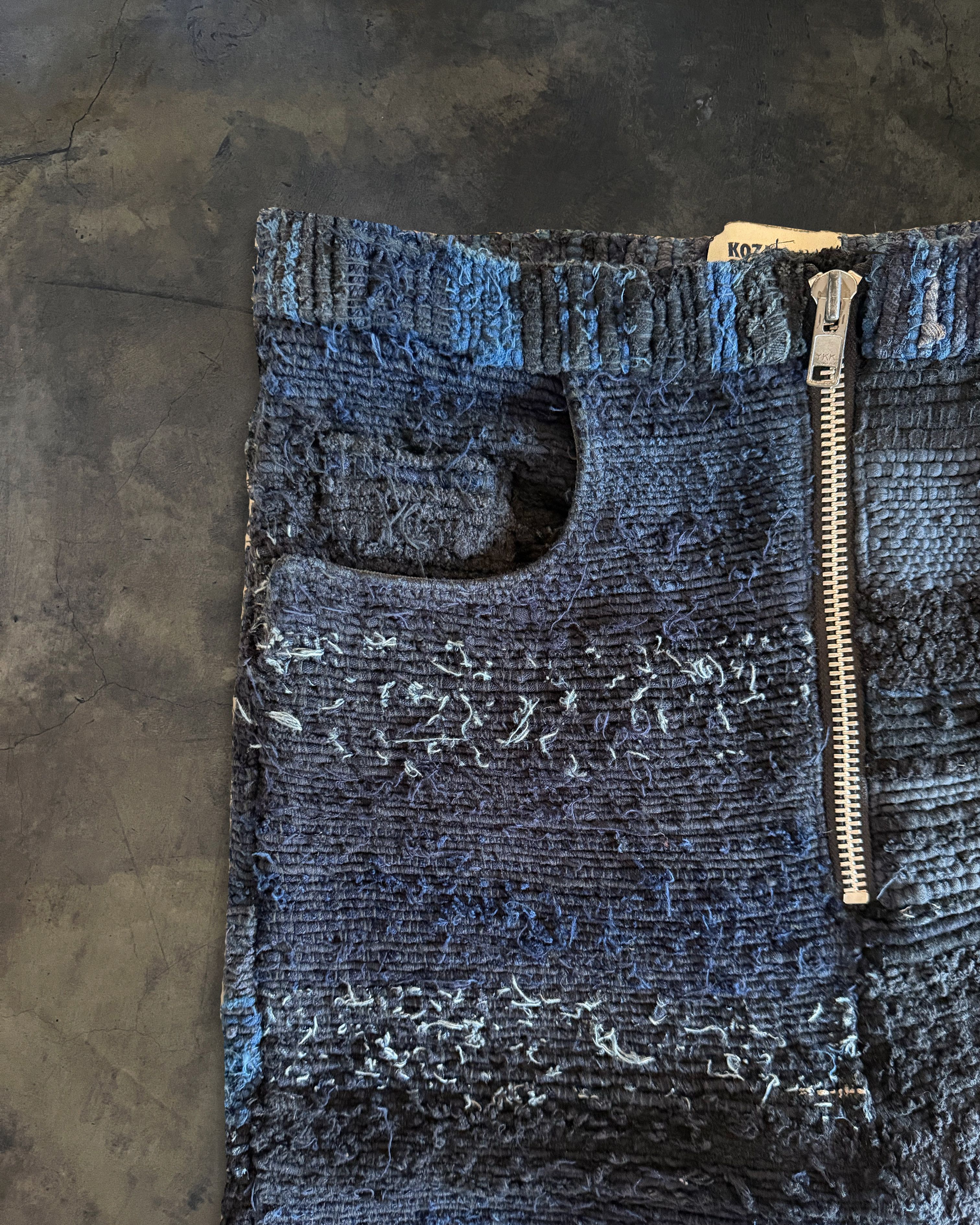KOZABURO KOZABURO SAKIORI 3D BORO DENIM Size US 32 / EU 48 - 5 Thumbnail
