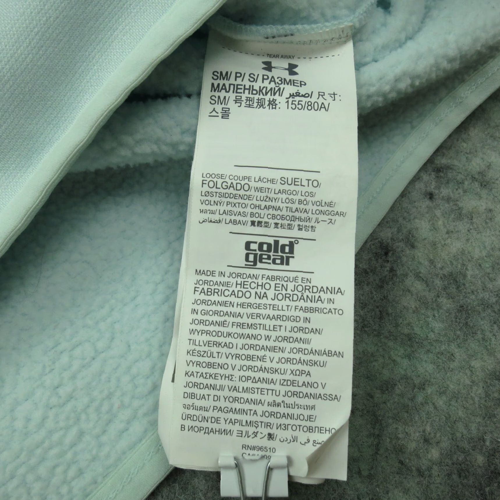 Under Armour Under Armour Hoodie Womens Small Teal Coldgear Storm Loose Fit Sweater Size S / US 4 / IT 40 - 6 Thumbnail