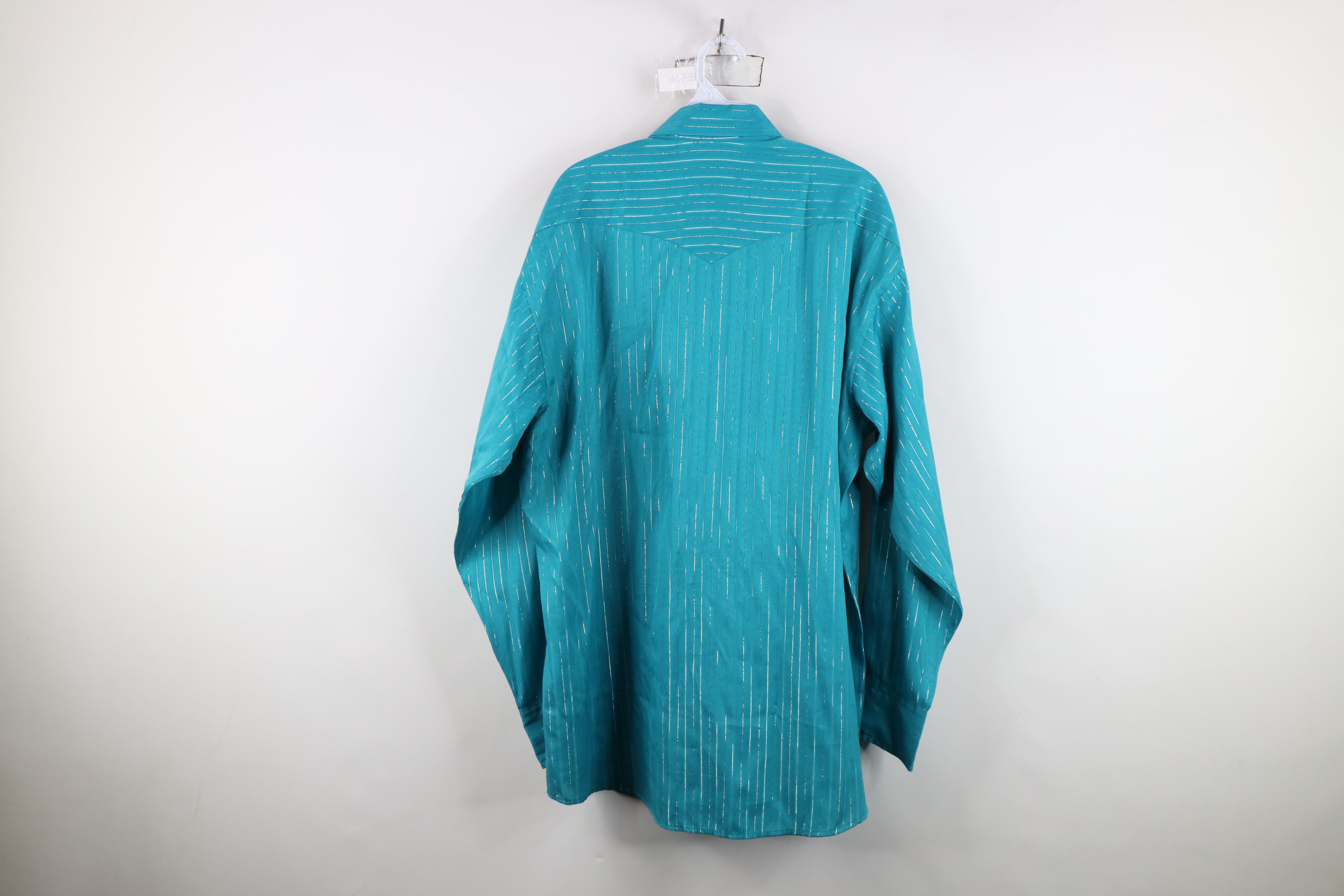 Vintage Vintage 90s Rockabilly Striped Cowboy Western Button Shirt Size US M / EU 48-50 / 2 - 10 Thumbnail