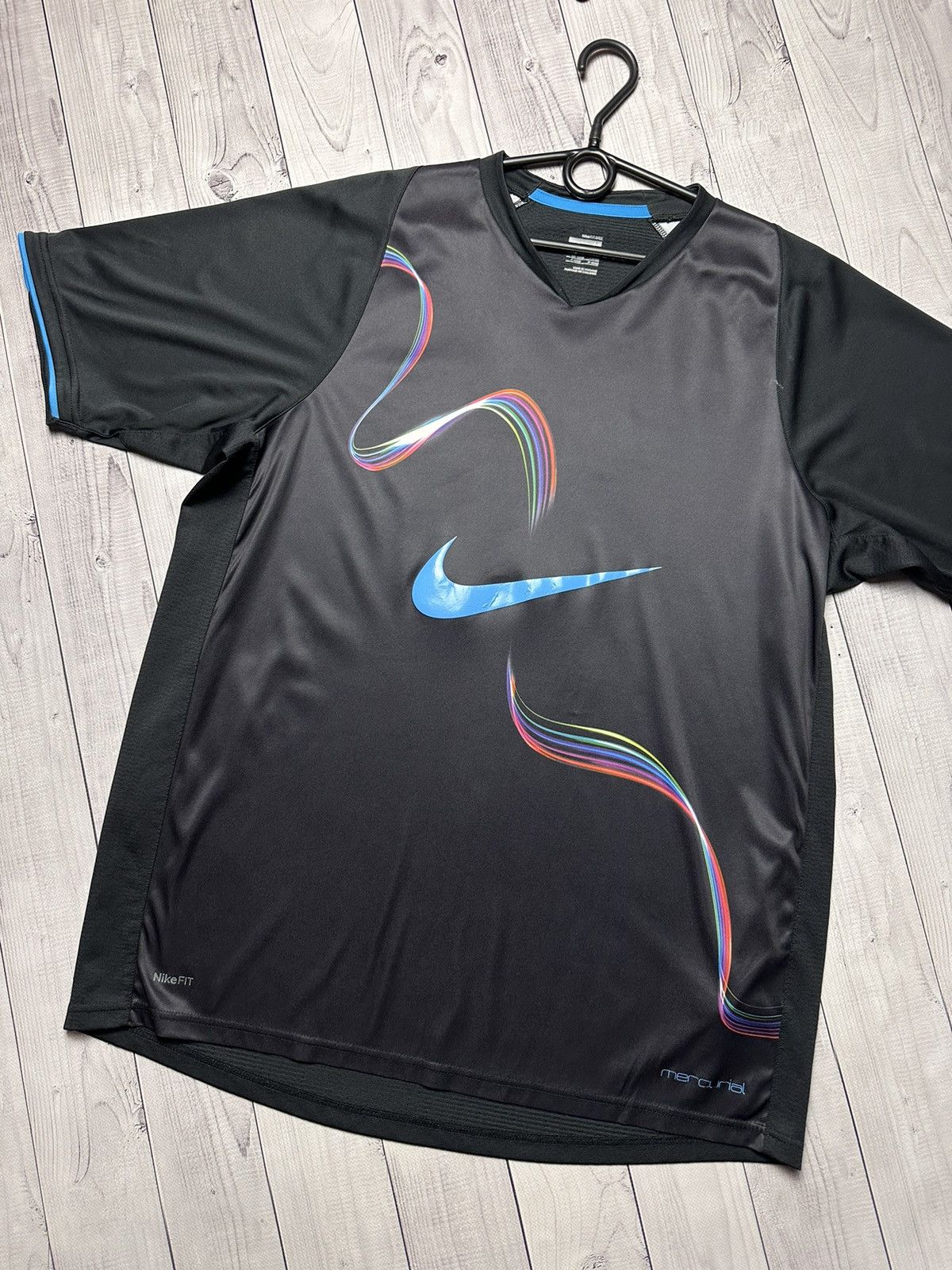 Nike × Vintage Vintage Nike Mercurial soccer tee size L Size US L / EU 52-54 / 3 - 2 Thumbnail
