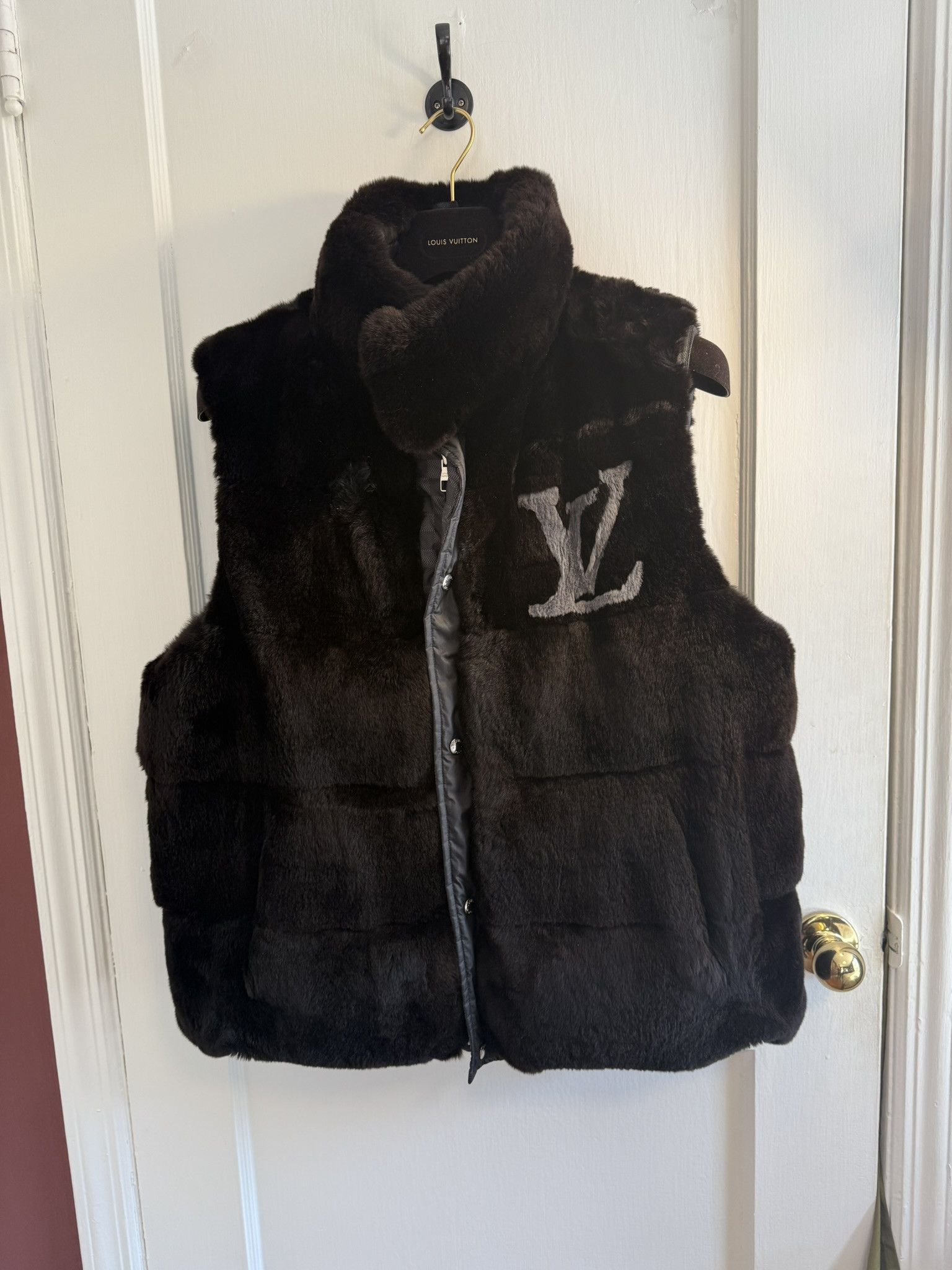Louis Vuitton Louis Vuitton Rabbit Fur Reversible Vest | Grailed