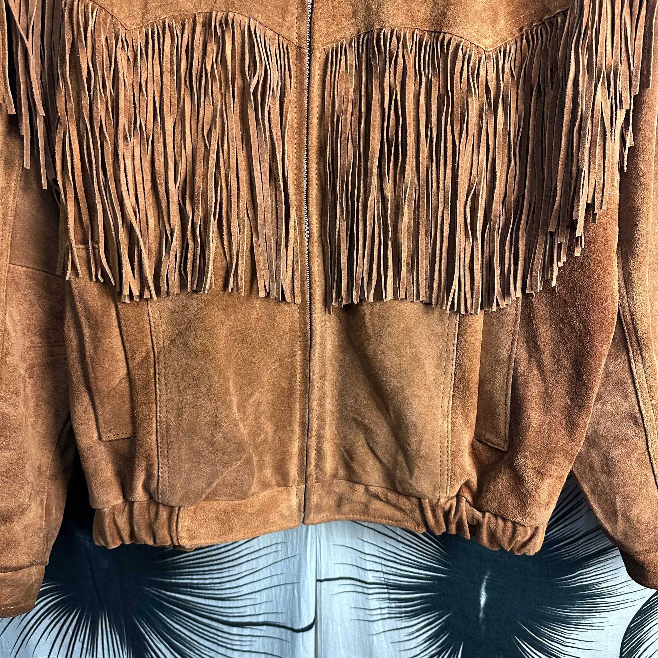 Vintage *RARE* Vintage Pioneer Wear Cowhide Leather Jacket Size US XL / EU 56 / 4 - 17 Thumbnail