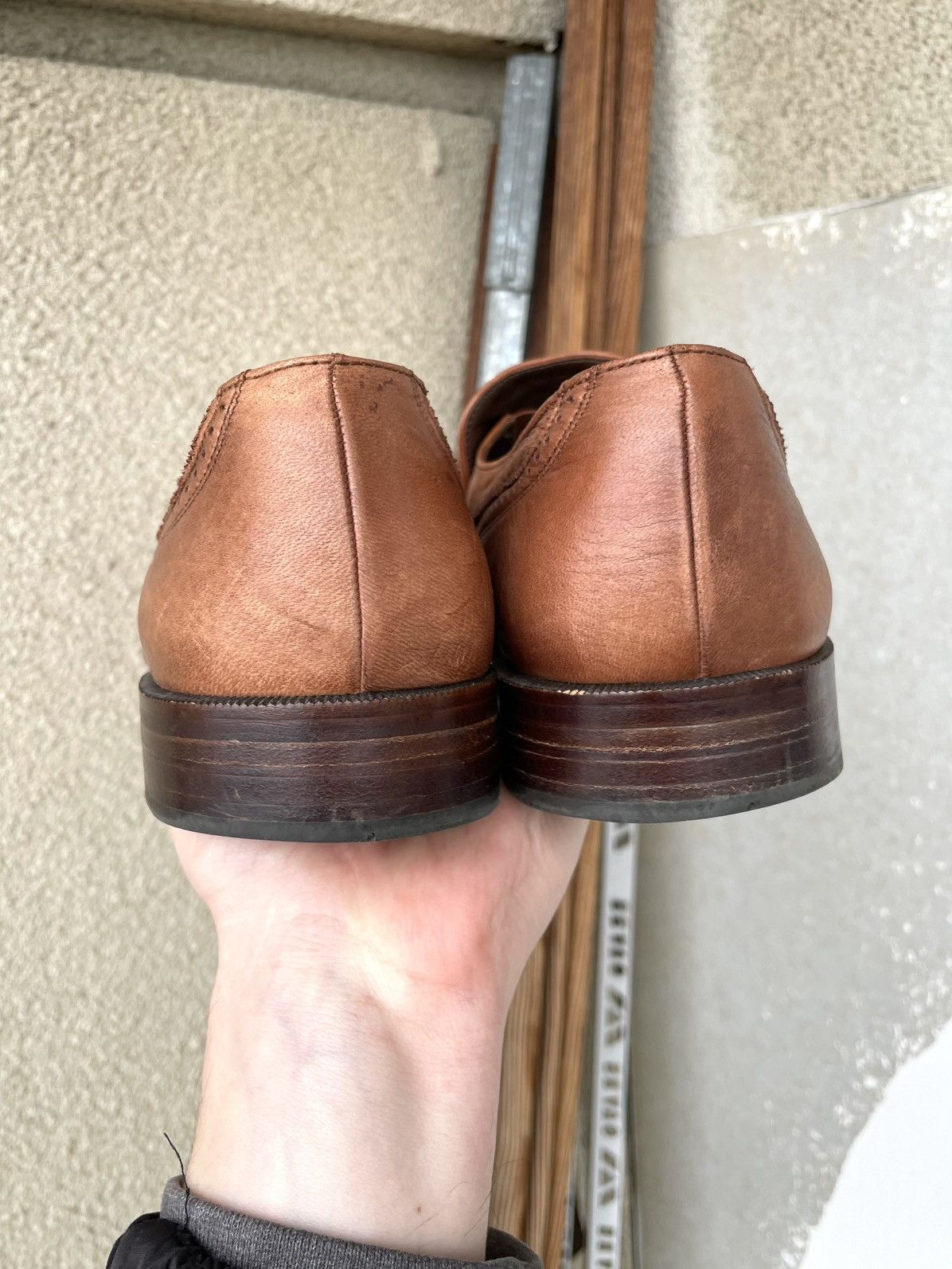 Bally Bally Suisse Leather Tassel Loafers Brogue Size 9.5 Brown Size US 9.5 / EU 42-43 - 11 Thumbnail