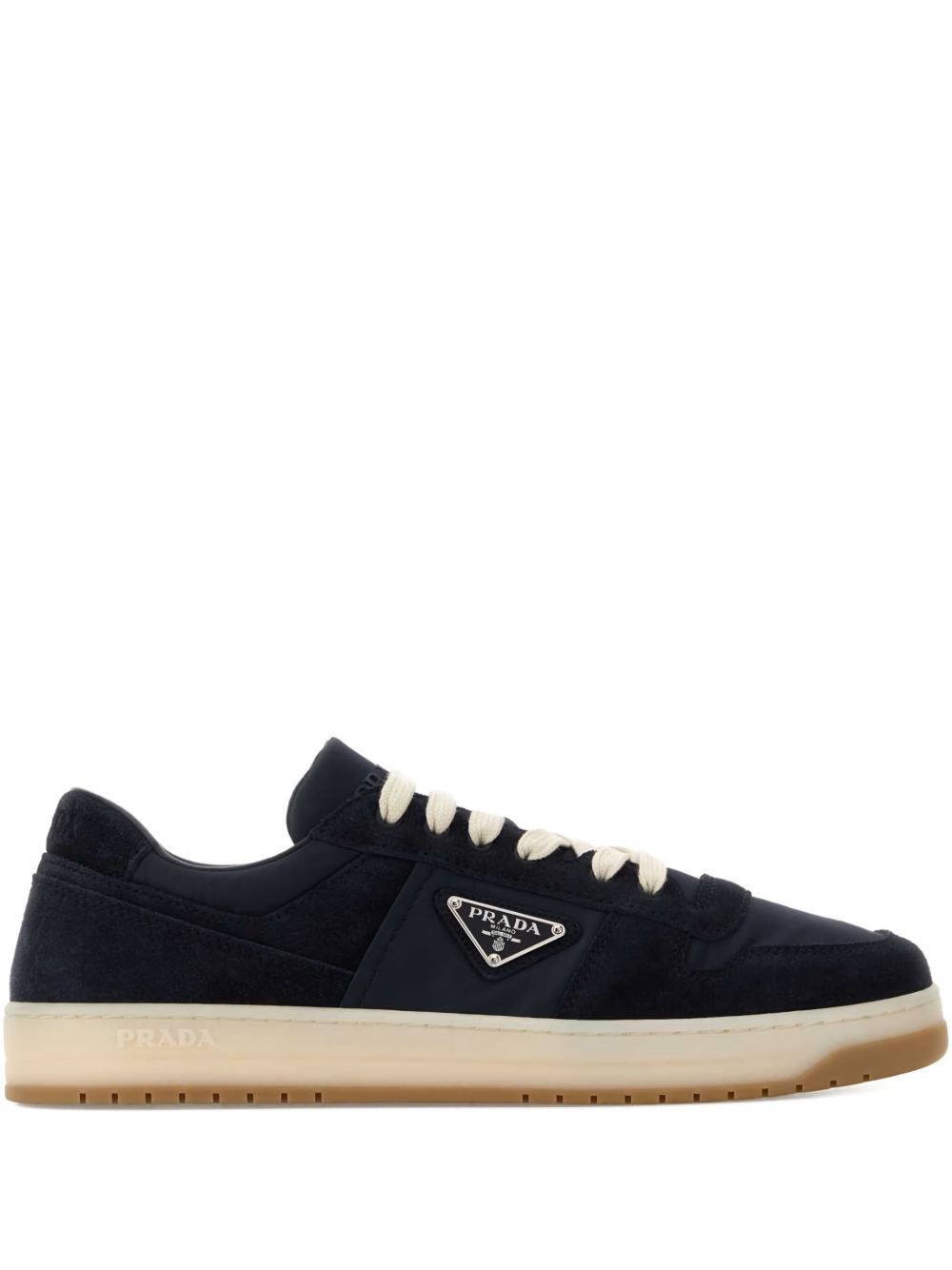 DOWNTOWN RE-NYLON AND SUEDE SNEAKERS