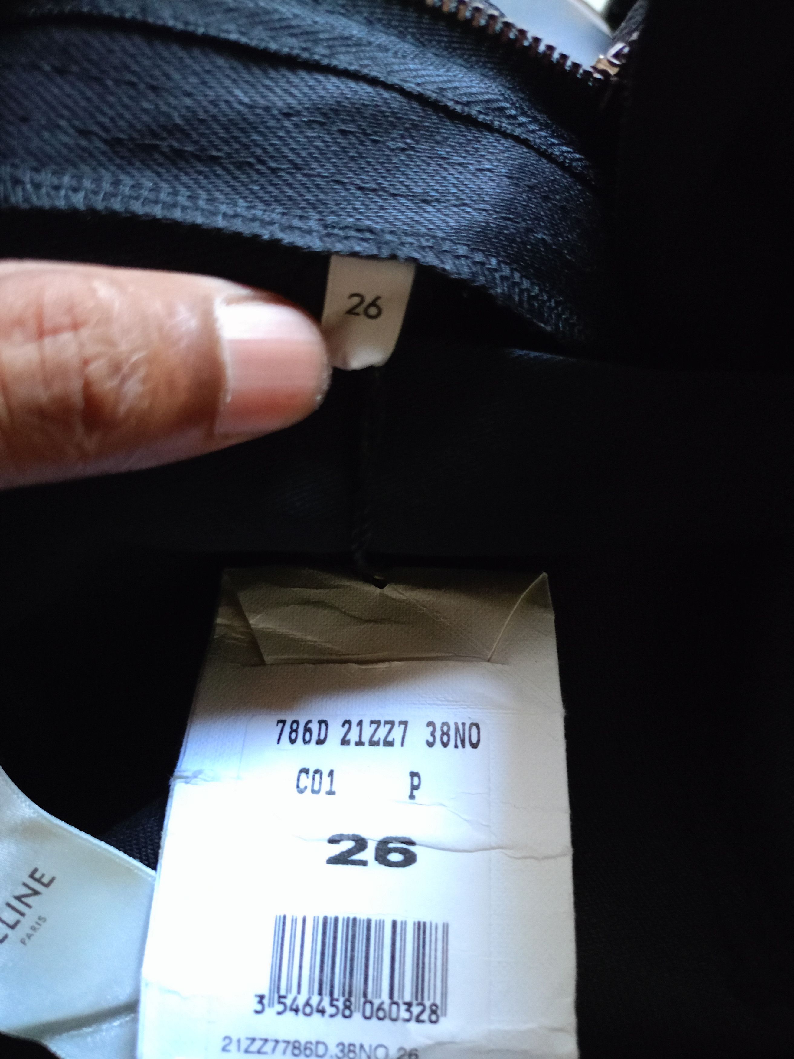 Celine Celine skinny Black Pants Size US 26 / EU 42 - 7 Thumbnail