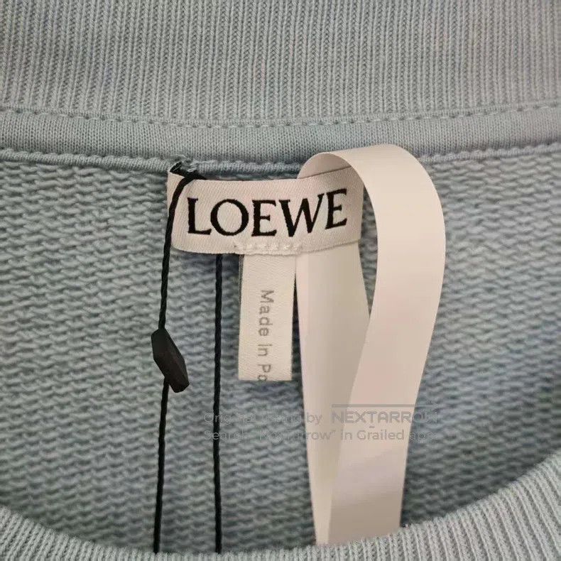 Loewe Loewe Mist Blue Embroidered Logo Sweatshirt Size S / US 4 / IT 40 - 3 Thumbnail