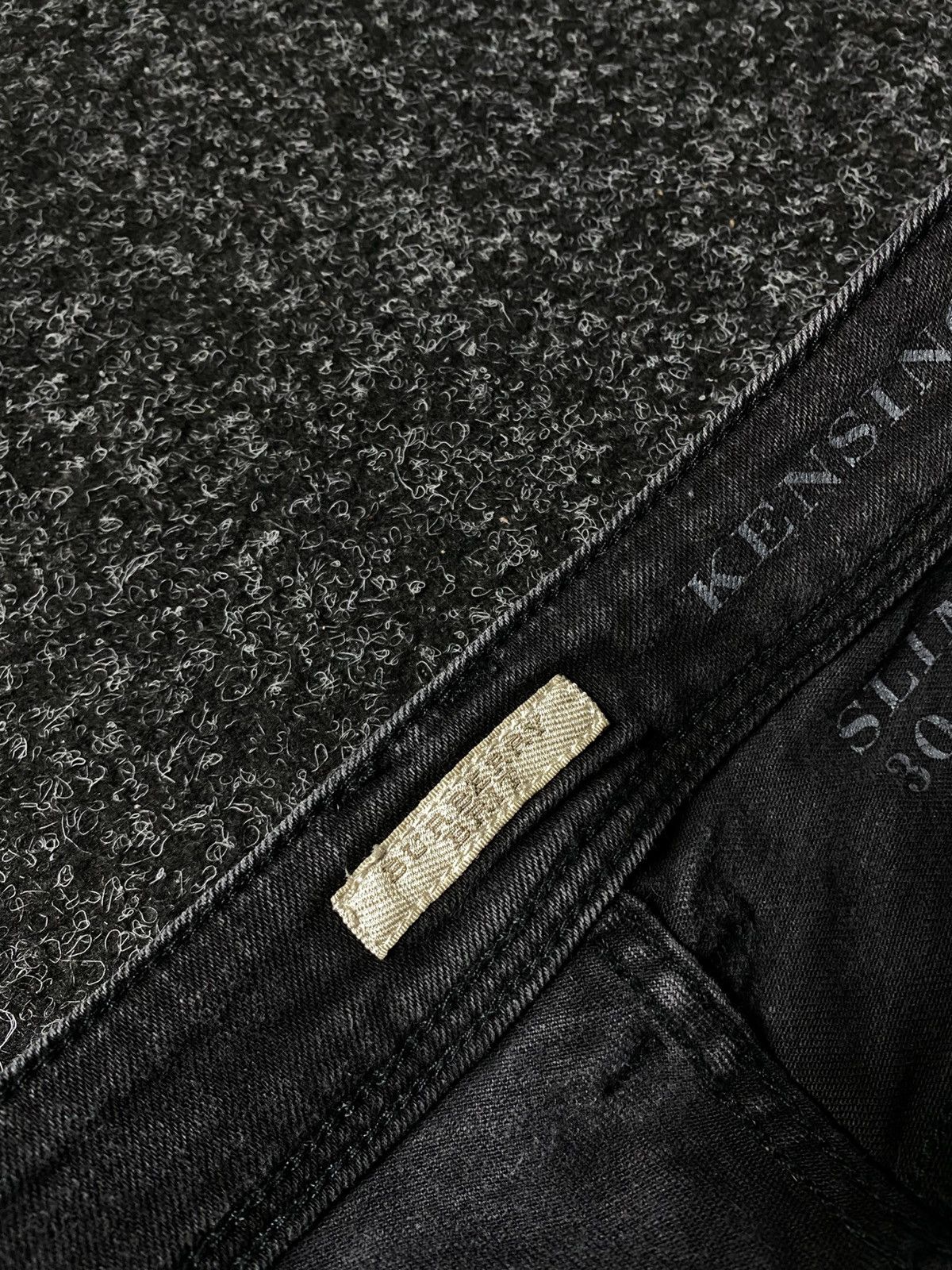 Burberry × Vintage BURBERRY LONDON Y2K CHECK NAVY JEANS PANTS Size 30" / US 8 / IT 44 - 11 Thumbnail