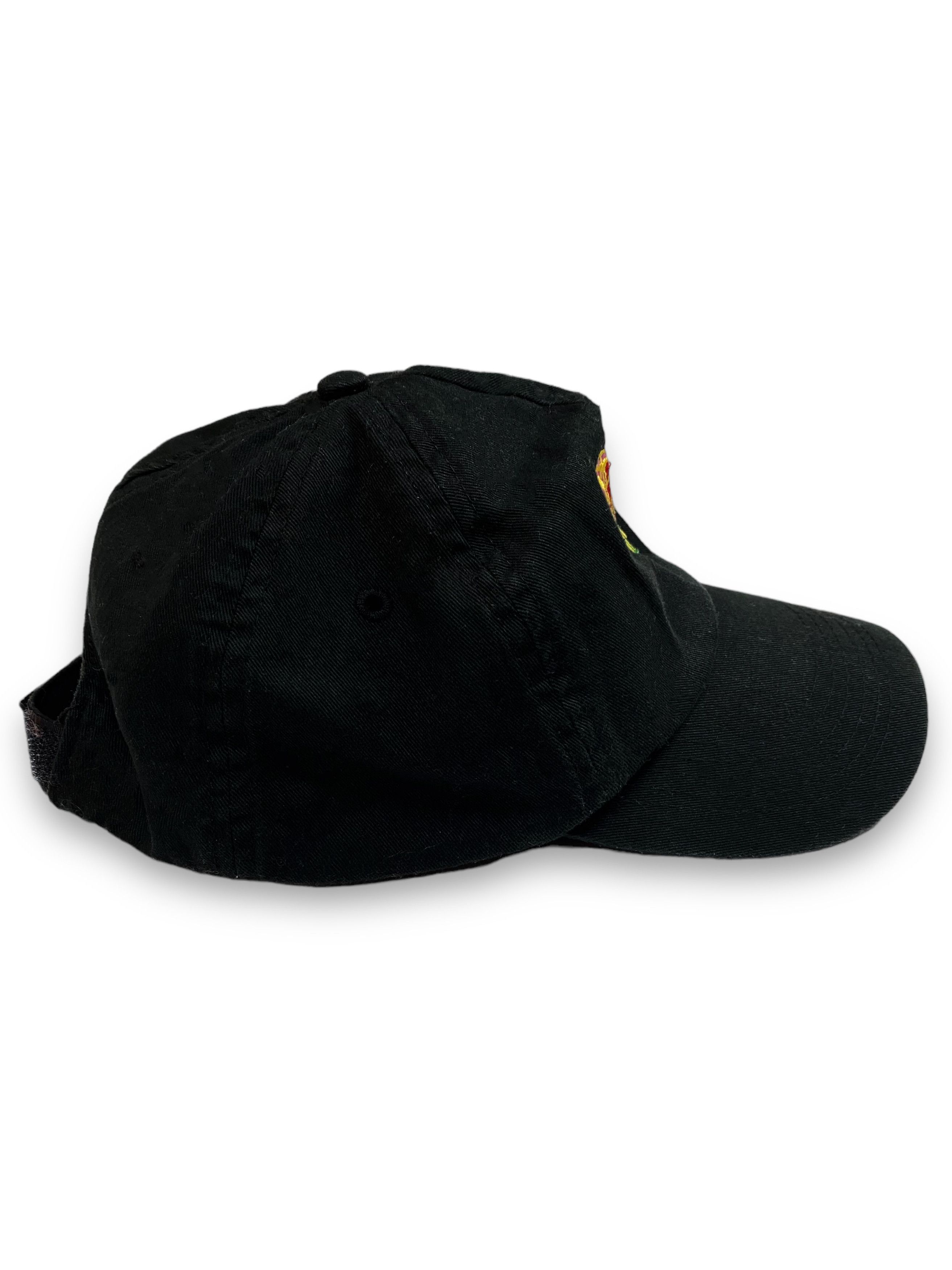 Vintage Vintage BEECHFIELD Flowers Embroidering Black Cap Y2k M605 Size ONE SIZE - 3 Thumbnail
