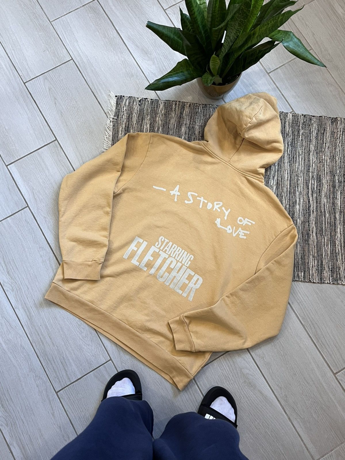 Designer × Rap Tees Crazy Fletcher Hoodie garment-dyed Rap Sweatshirt sk8 Size US XL / EU 56 / 4 - 2 Thumbnail
