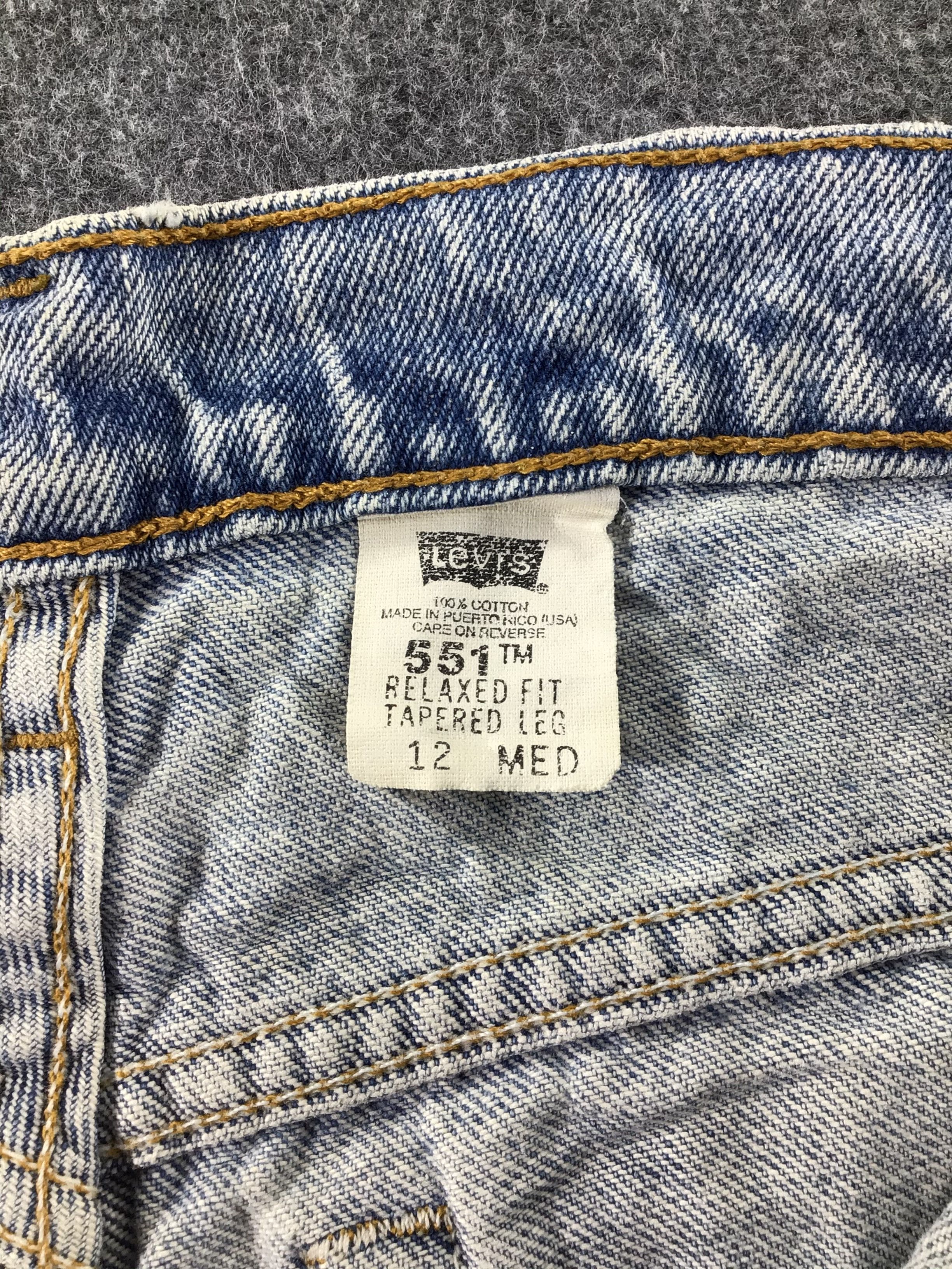 Levi's 90s Vintage Levis 551 Jeans-J615 Size US 31 - 9 Thumbnail