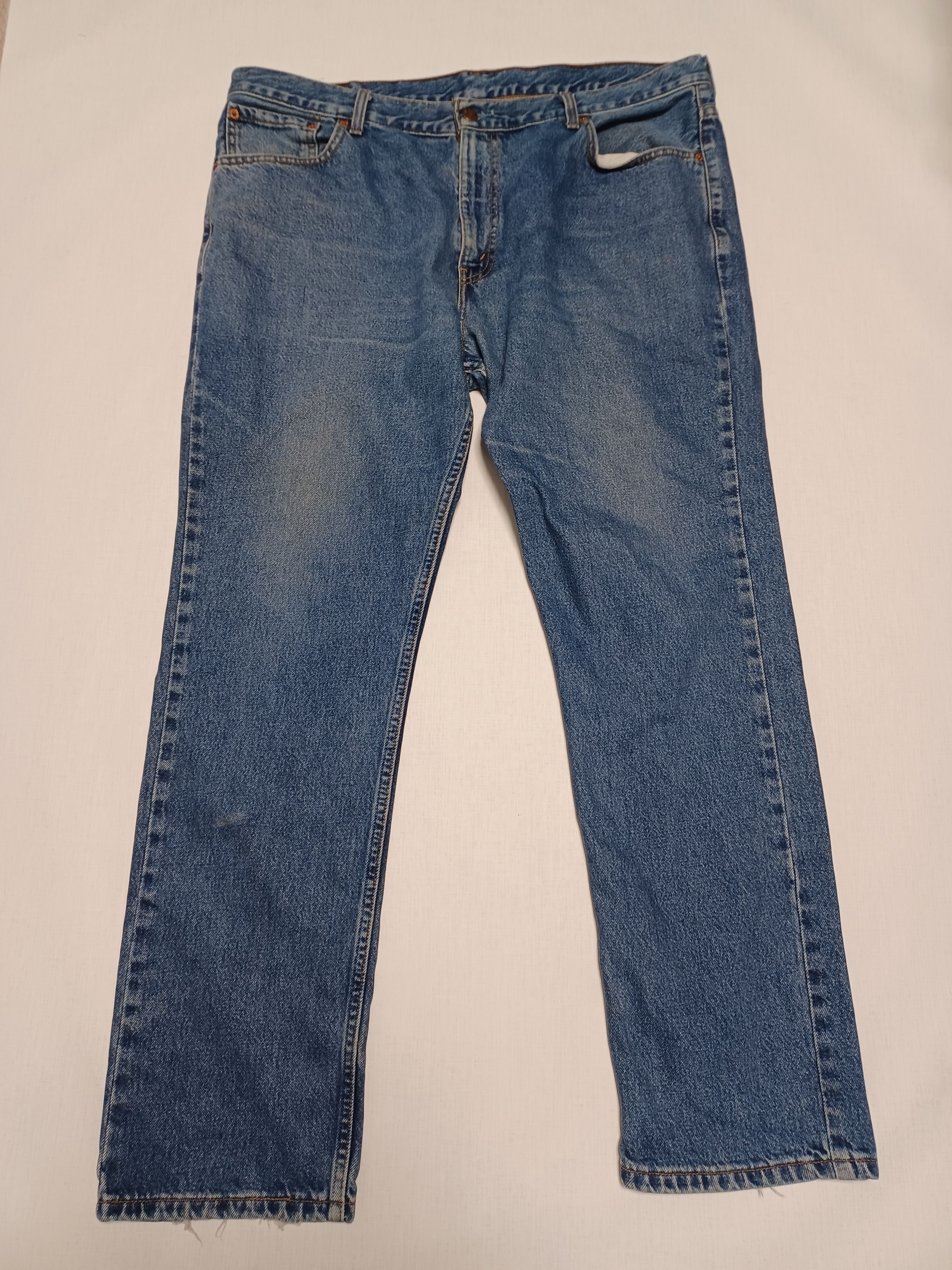 Levi's Vintage Clothing LEVIS 581 VINTAGE 90S 00S BLUE JEANS BIGSIZE DISTRESSED W42 Size US 42 / EU 58 - 1 Thumbnail