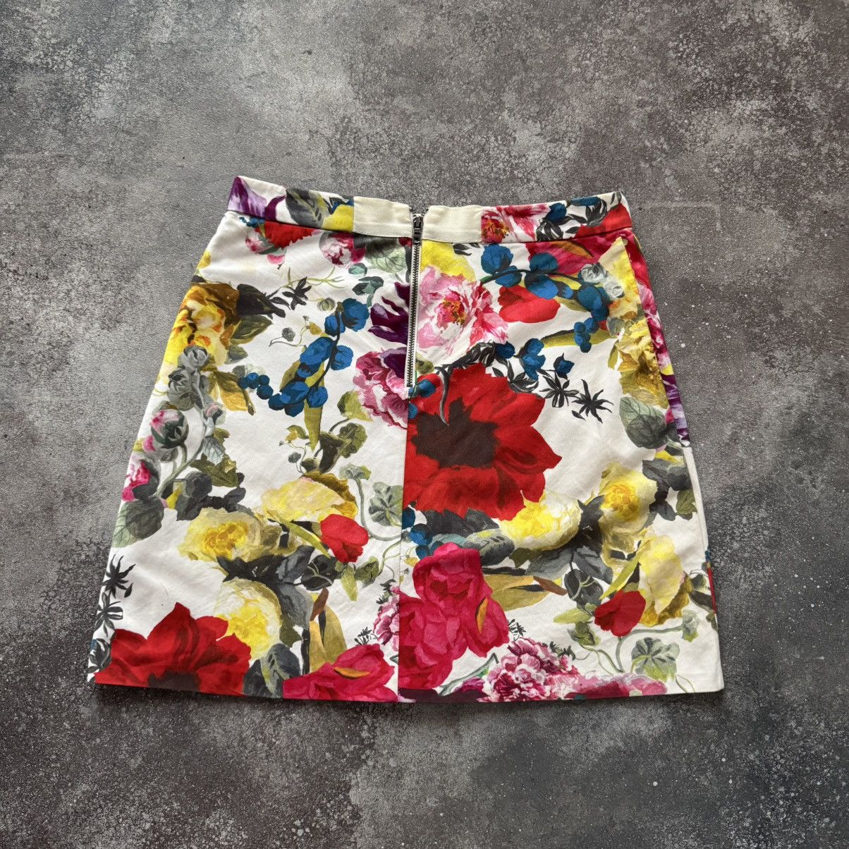 Alice + Olivia × Japanese Brand Alice + Olivia Multicolour Floral Mini Skirt Size 26" / US 2 / IT 38 - 7 Thumbnail