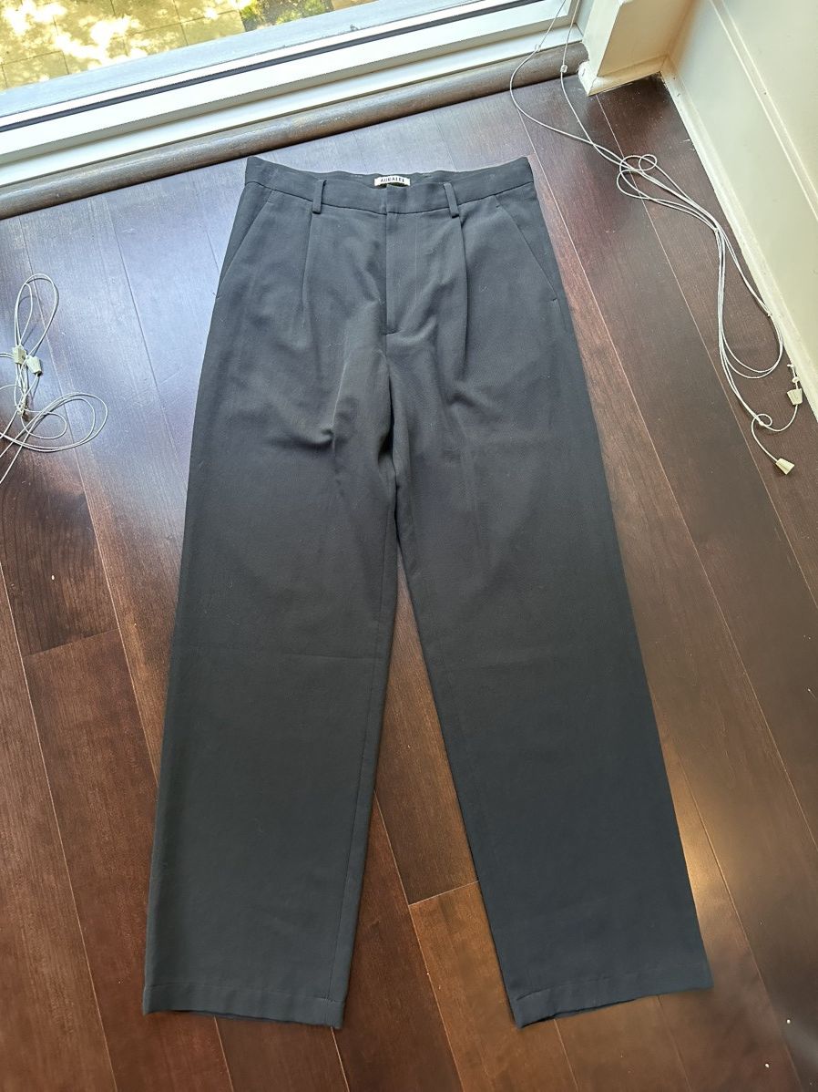 【AURALEE】WOOL CUPRA LINEN SLACKS 4 Auralee Auralee 20SS WOOL CUPRA LINEN SLACKS Size 4 | Grailed