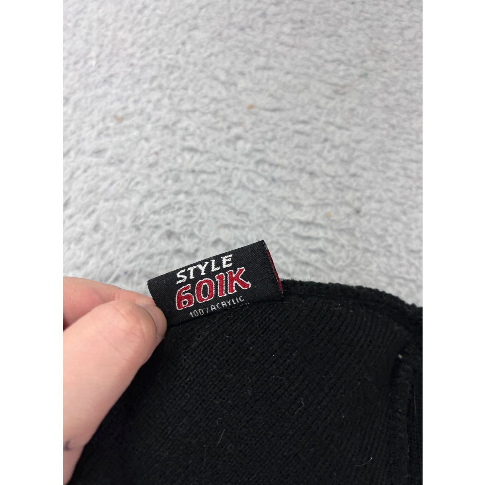 Vintage Red Mountain High School Beanie Adult One Size Black Knit 100% Acrylic Size ONE SIZE - 7 Thumbnail