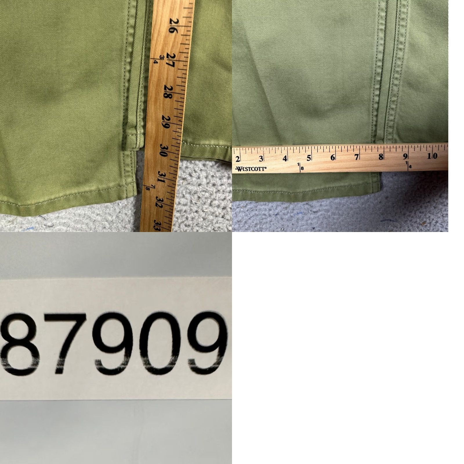 Levi's Levi's Cargo Pants Mens 31x32 Olive Green Cargo Straight Leg Red Tab Flat Front Outdoor Size US 31 - 8 Thumbnail