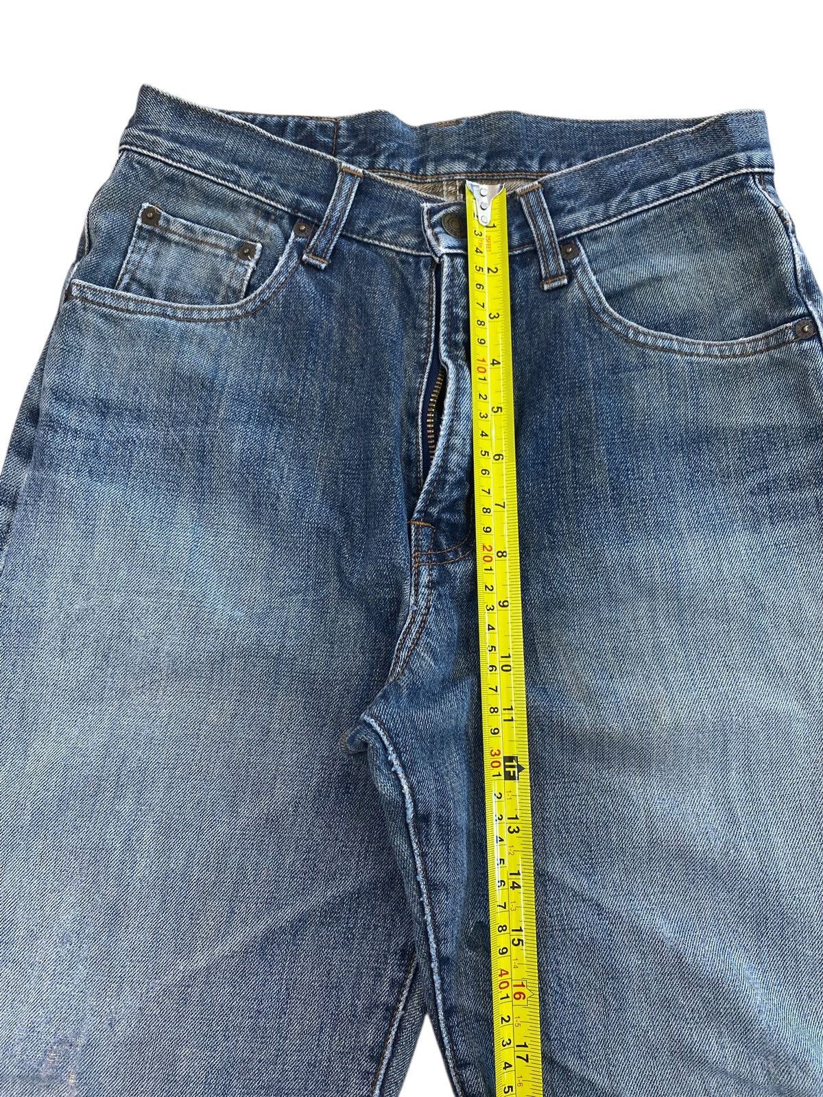 Japanese Brand Japanese Brand Gold Rush Blue Faded Wash Style Loose Jeans Size US 28 / EU 44 - 10 Thumbnail