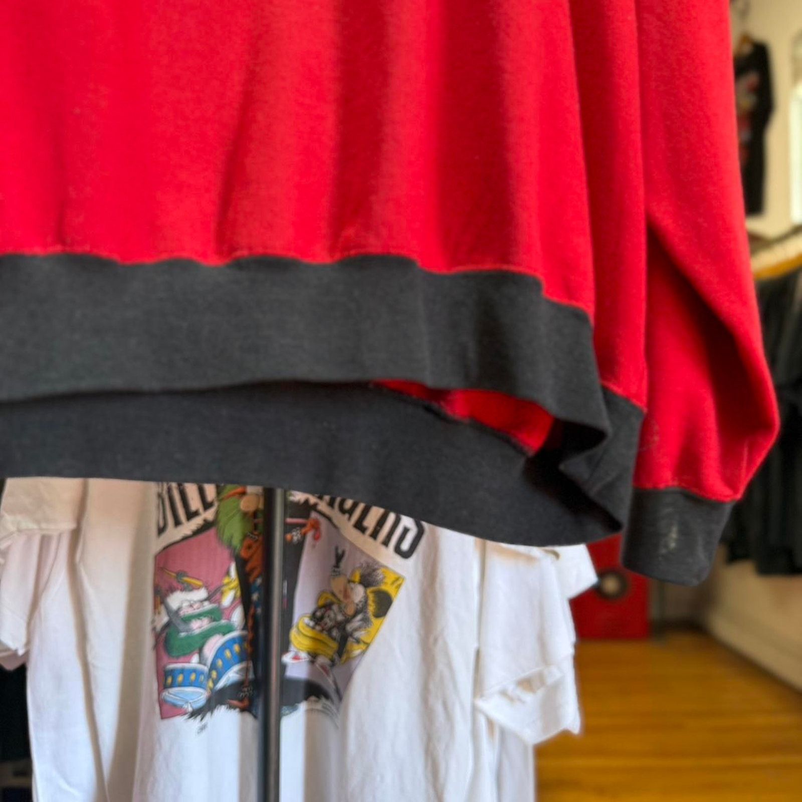 Vintage Vintage 90s Nebraska Huskers Ringed Embroidered Crewneck Size US XL / EU 56 / 4 - 4 Thumbnail