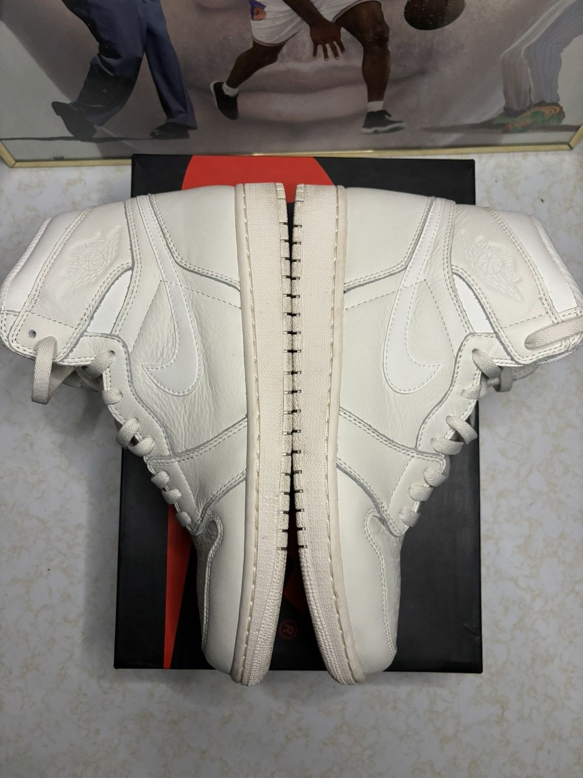 Jordan Brand Air Jordan 1 Retro High OG Sail 2017 Size US 10 / EU 43 - 4 Thumbnail