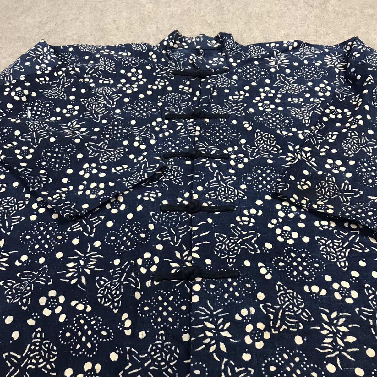 Indigo × Japanese Brand Indigo custom japan traditional Japanese button jacket Size US M / EU 48-50 / 2 - 3 Thumbnail