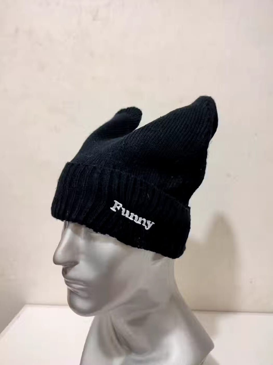 Other Unknown Bunny Horn Devil Beanie Hats Size ONE SIZE - 2 Thumbnail