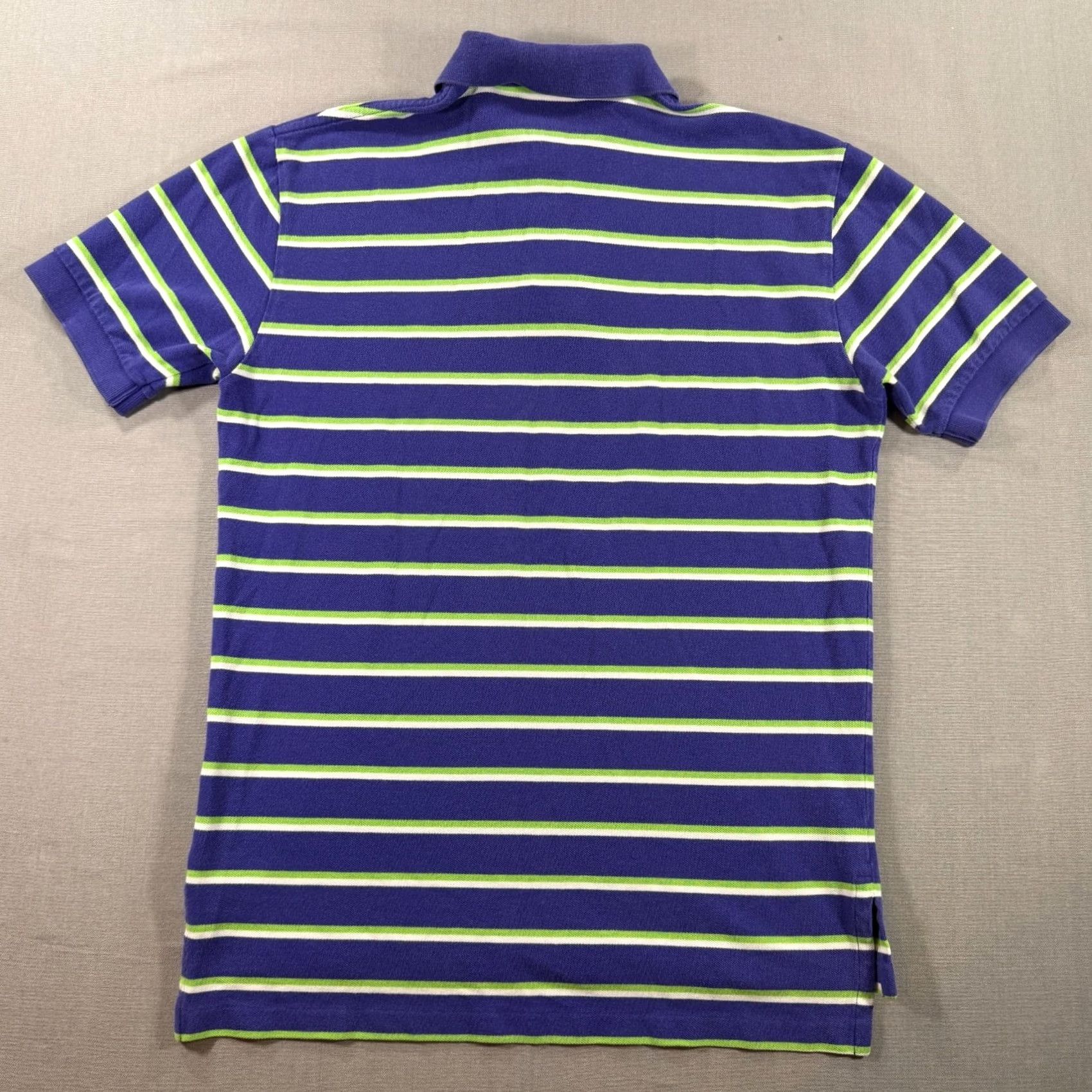 Polo Ralph Lauren VINTAGE Polo Ralph Lauren Polo Shirt Mens Medium Purple Rugby Knit 90s Y2K SS Size US M / EU 48-50 / 2 - 6 Thumbnail