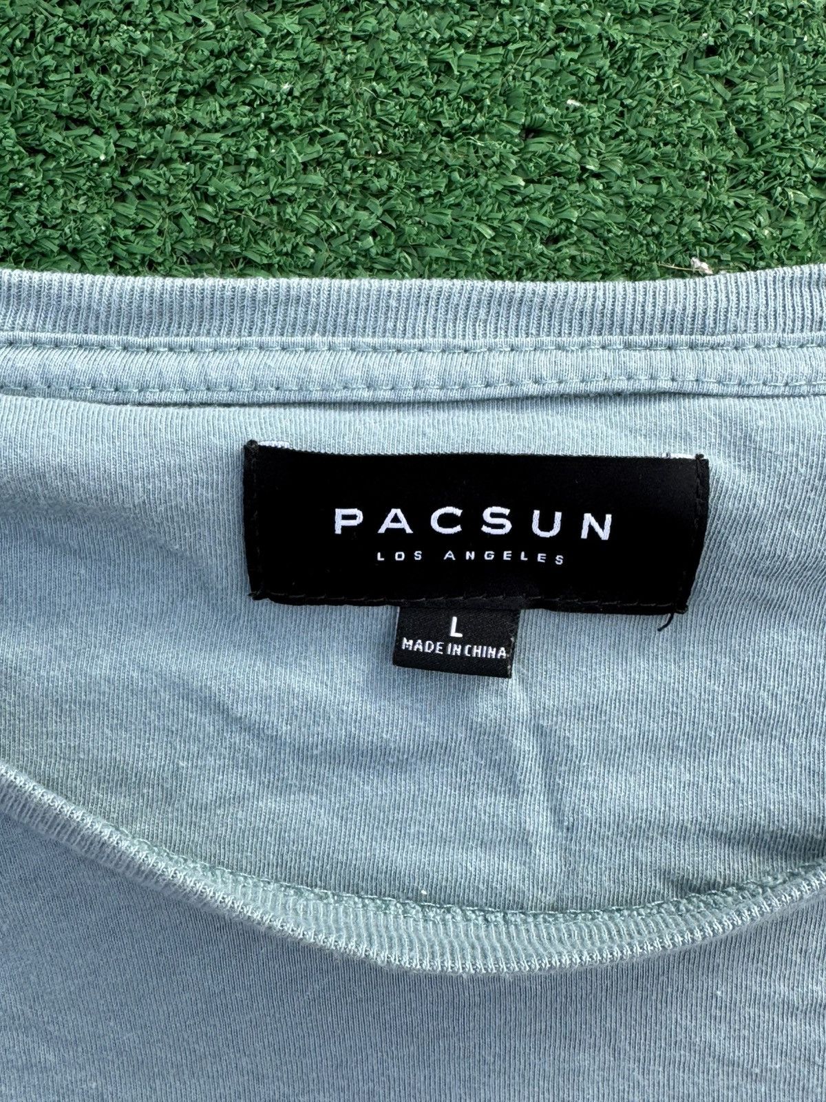 Pacsun Pacsun Blue T-Shirt Size US L / EU 52-54 / 3 - 2 Thumbnail